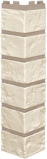 Baukulit VOX Verblender »Solid Brick Conventry Außenecke«, BxL: 9,2x42 cm, (Set, 4-tlg) weiß