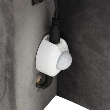 REDOM Polsterbett LED-Beleuchtung (Doppelbett, mit bewegungsempfindlichen LED-Leuchten unter dem Kopfteil), 140*200 cm, ohne Matratze