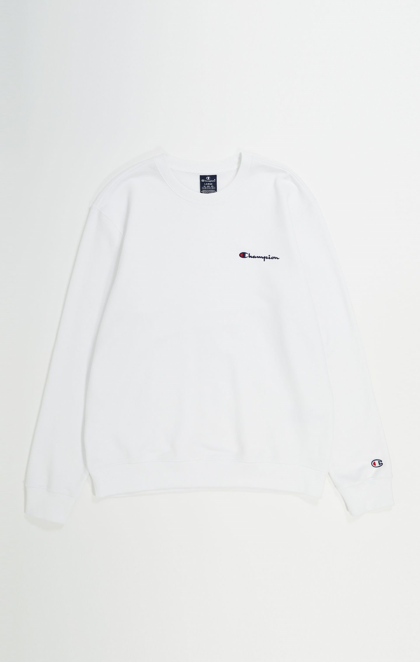 Champion Sweatshirt Crewneck Sweatshirt WW001 WHT