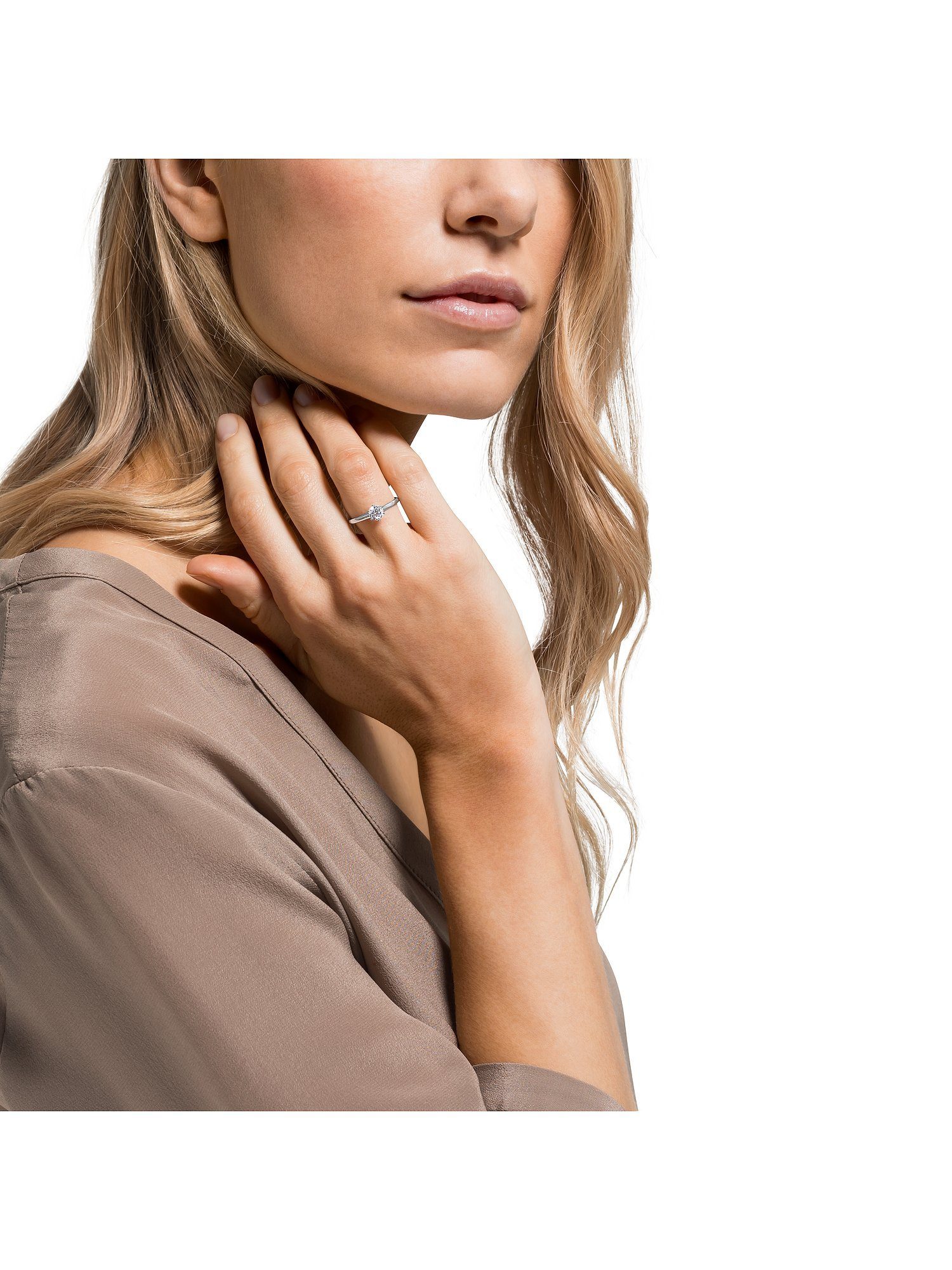 CHRIST Diamantring CHRIST Damen-Damenring 1 Diamant günstig online kaufen
