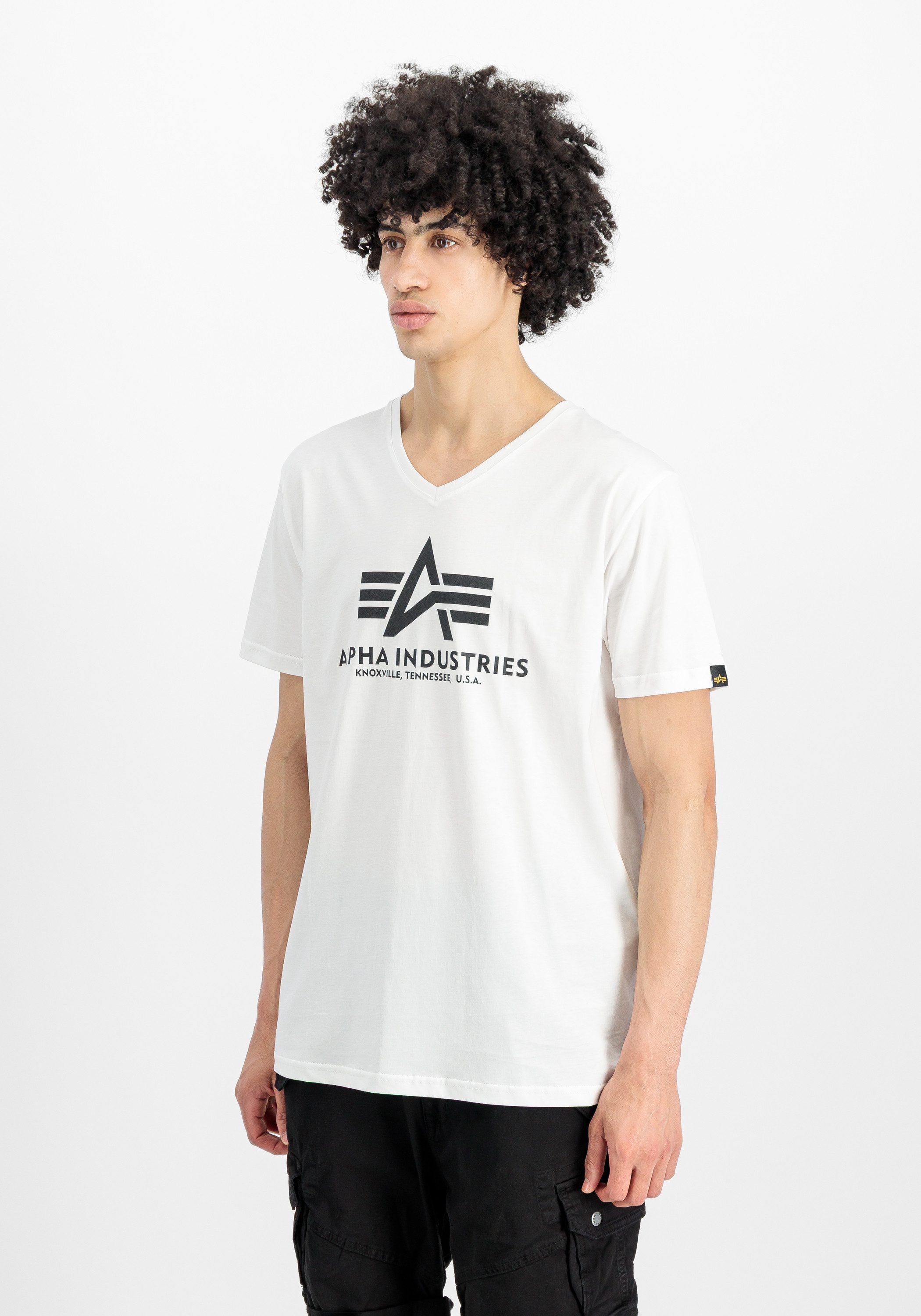Alpha Industries T-Shirt Basic T-Shirt BL V-Neck