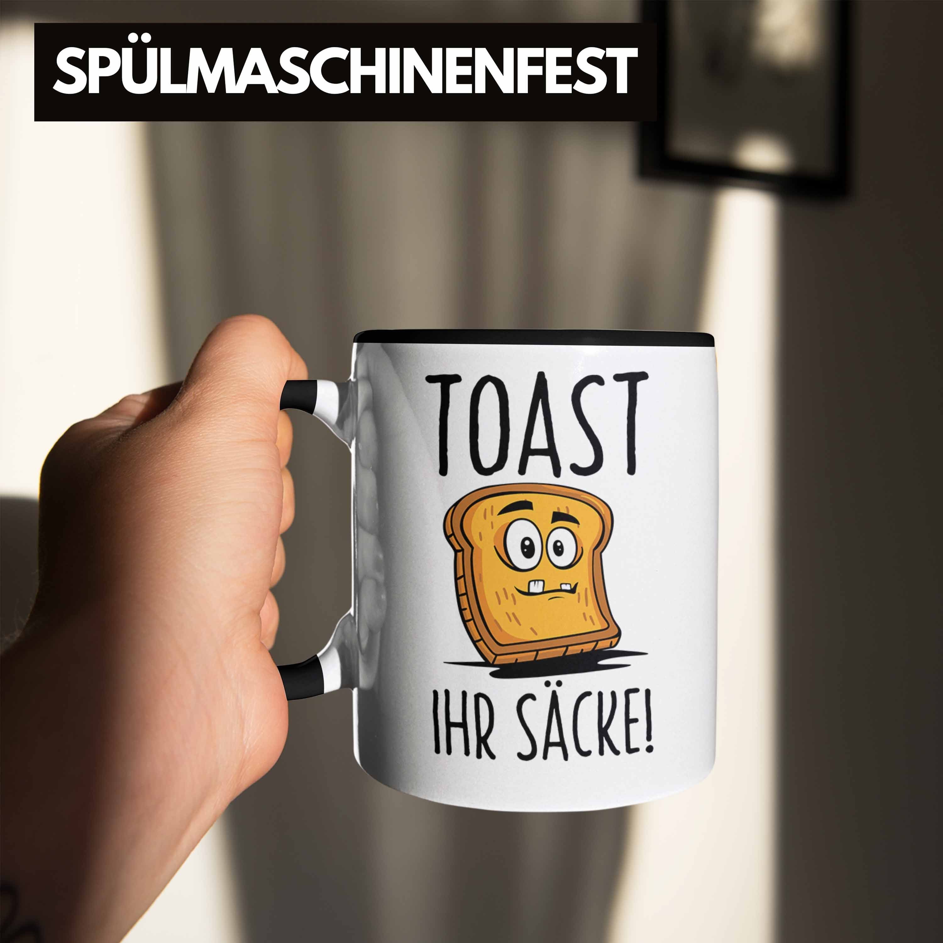 Sense Ihr Non Trendation Toast Schwarz - Geschenkidee Brot Säcke Lustige Tasse Tasse Trendation