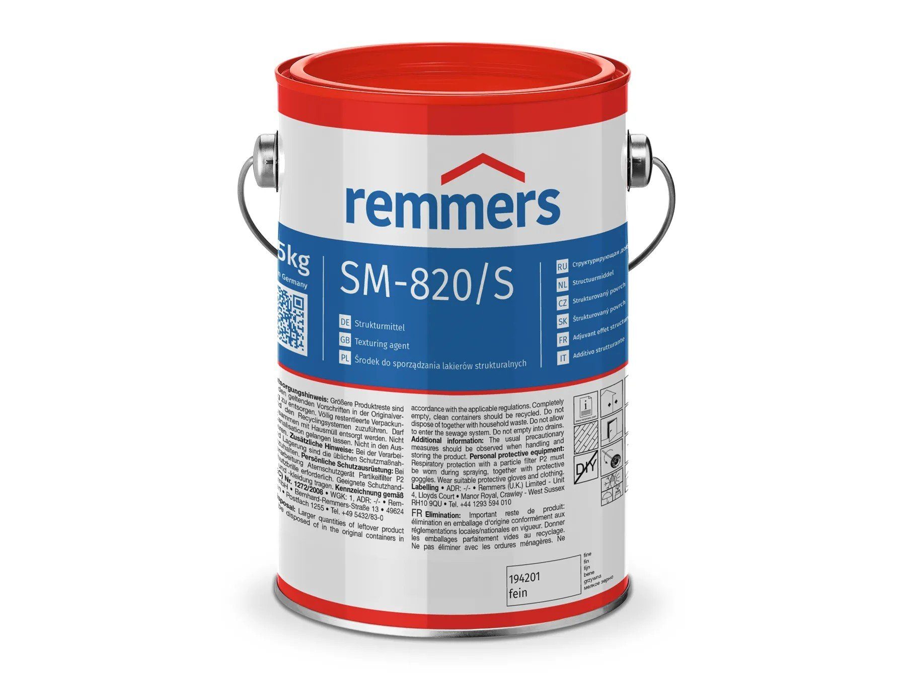 Remmers Effekt-Zusatz SM-820-Strukturmittel SM-820/S-Strukturmittel fein