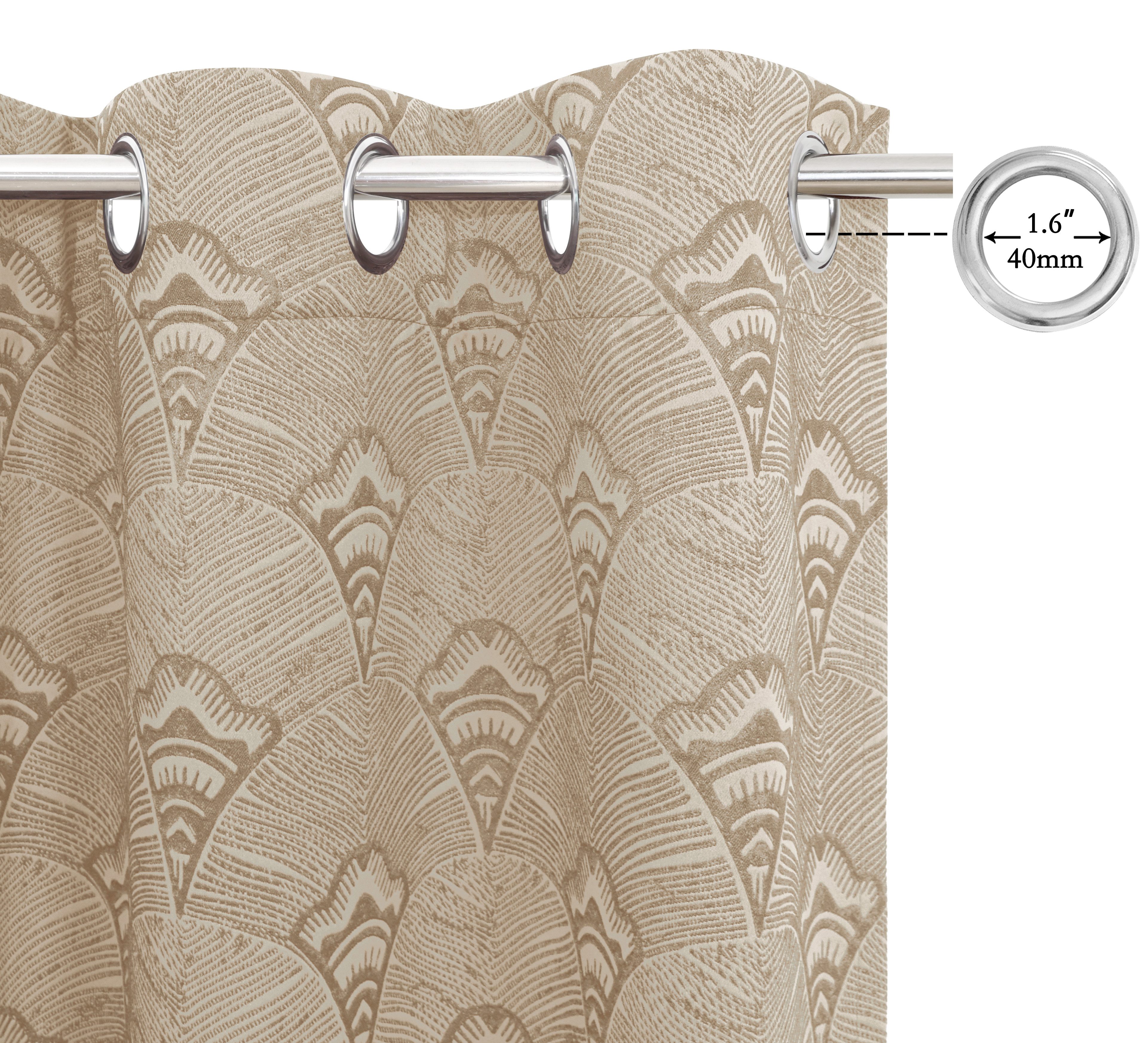 Bruno Banani Verdunkelungsvorhang Alessio (1 St), verdunkelnd, Elegantes Muster, Jacquard, verdunkelnder Vorhang, blickdicht, modern – Bild 3 von 5