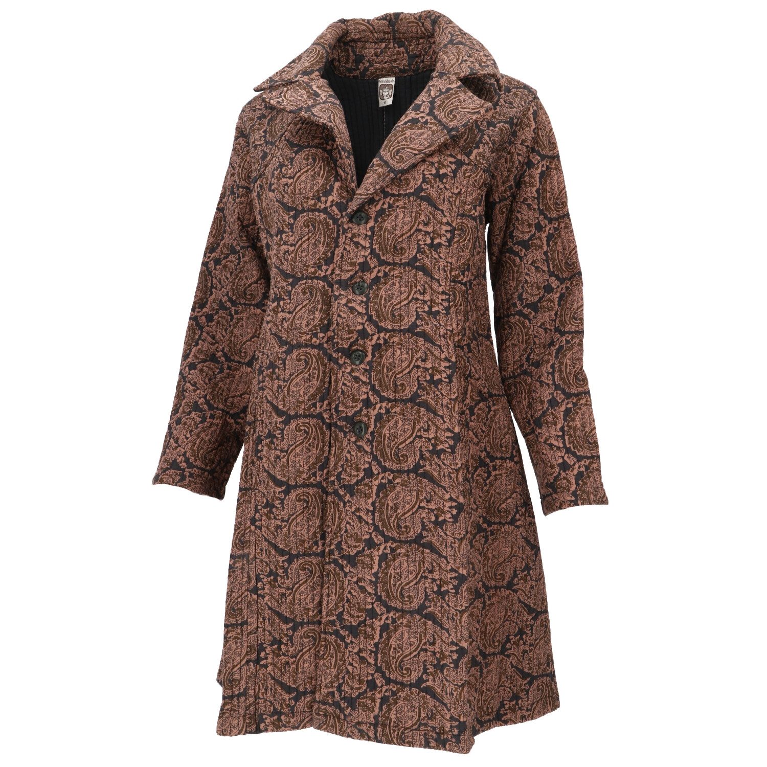 Guru-Shop Langjacke Steppjacke, Kurzmantel, Boho Steppmantel günstig online kaufen