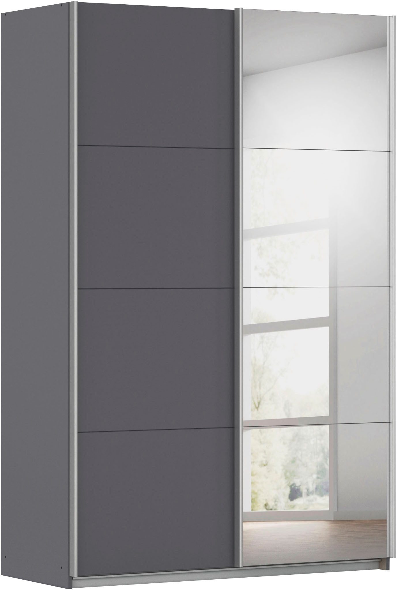 rauch Schwebetürenschrank Kleiderschrank Schrank Garderobe Schlafzimmerschrank CORTONA (erhältlich in Breite: 136/181/203/226/271/315/360 cm, Höhe: 210/229 cm) in 3 Ausstattungen BASIC/CLASSIC/PREMIUM (SOFT-CLOSE) MADE IN GERMANY