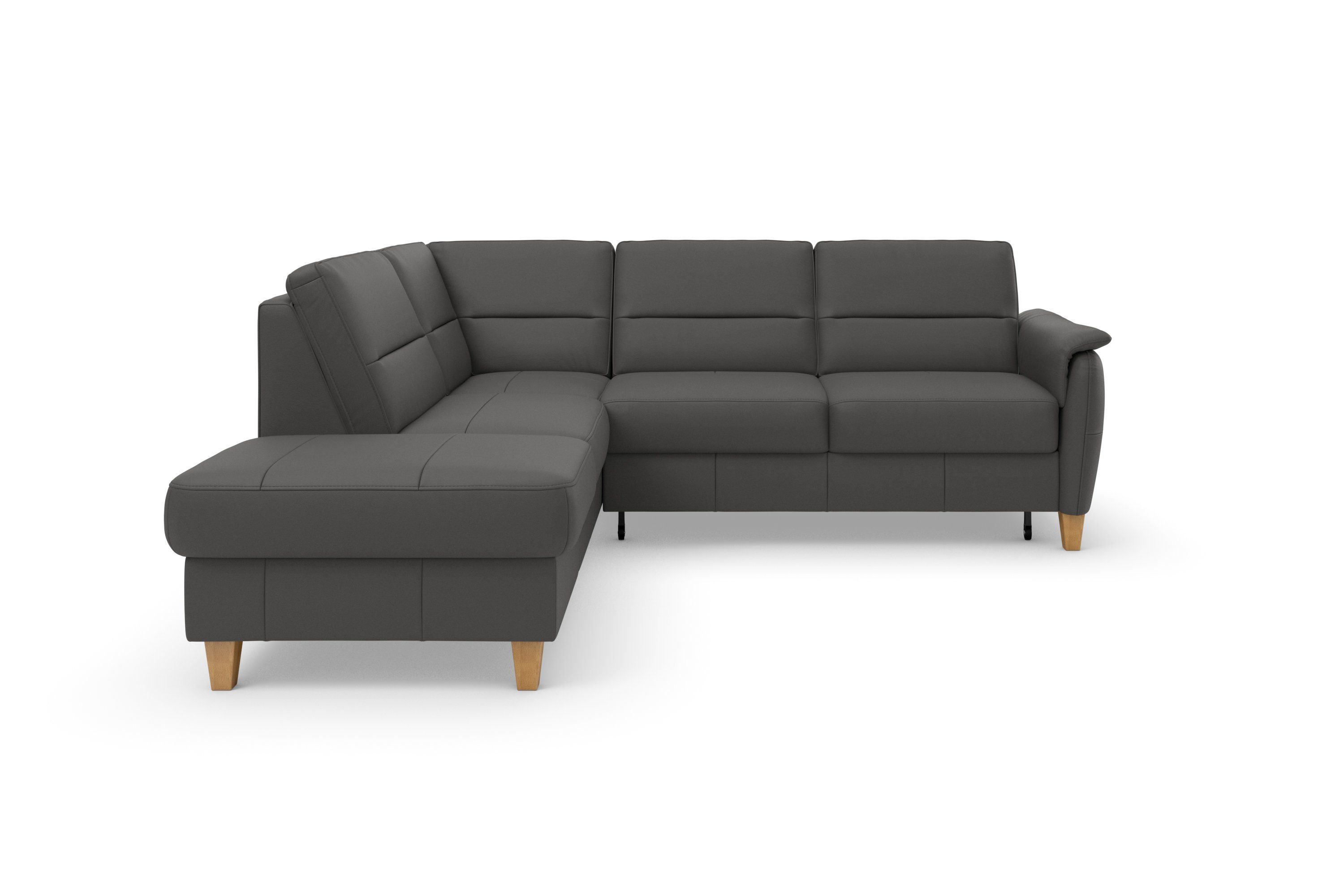 Home affaire Ecksofa "Palmera L-Form, B: 236 cm" optional Bettfunktion & Be günstig online kaufen
