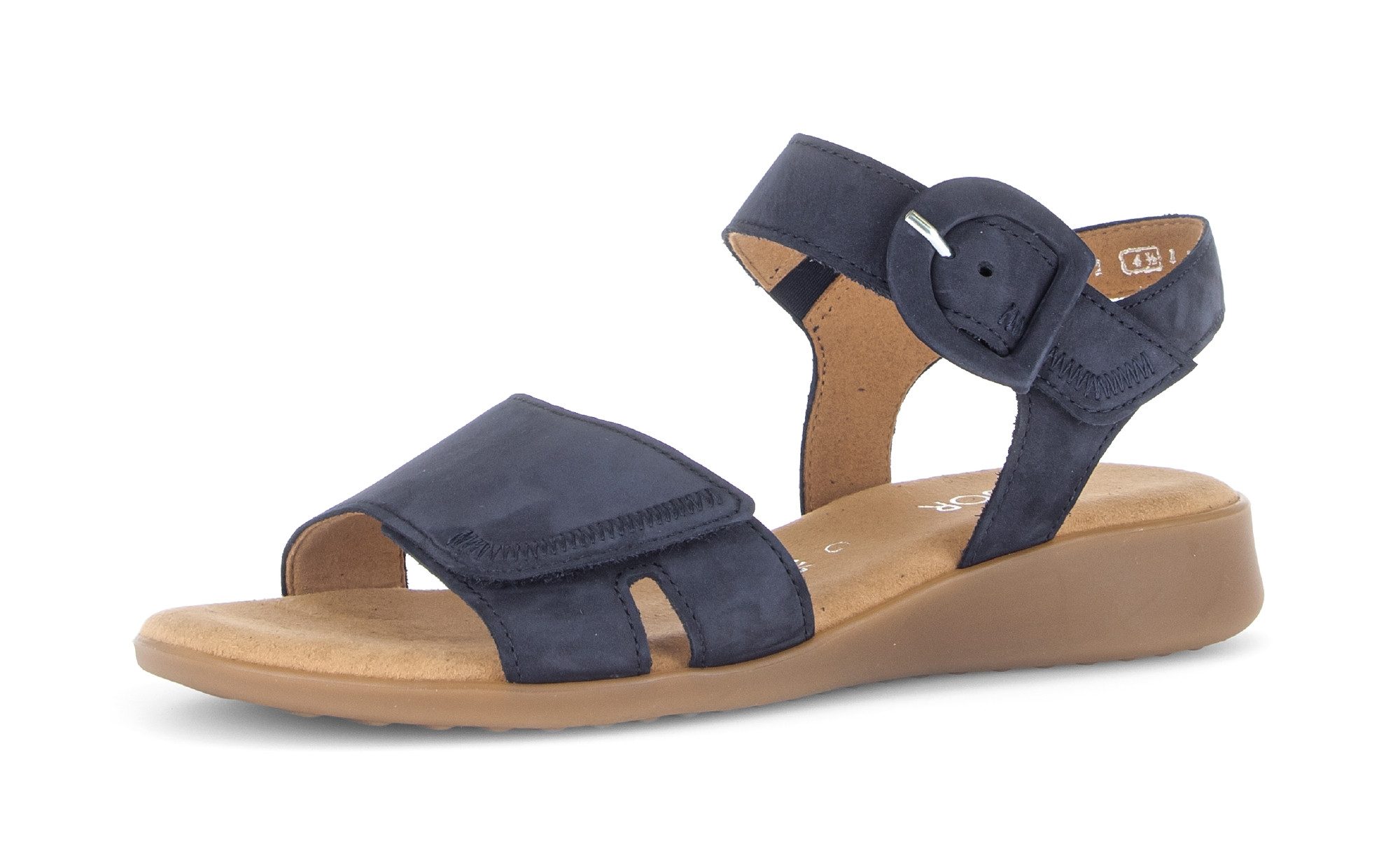 Gabor Rhodos Keilsandalette Sommerschuh, Komfortschuh mit Klettverschlüssen, G-Weite