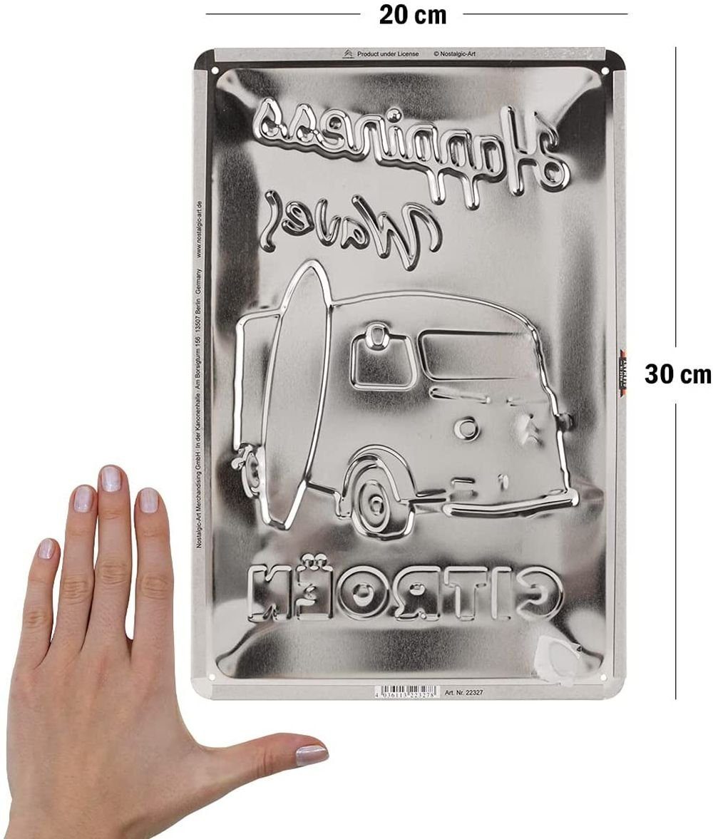 Nostalgic-Art Metallschild Blechschild 20x30cm - Citroen Type H Happiness C günstig online kaufen
