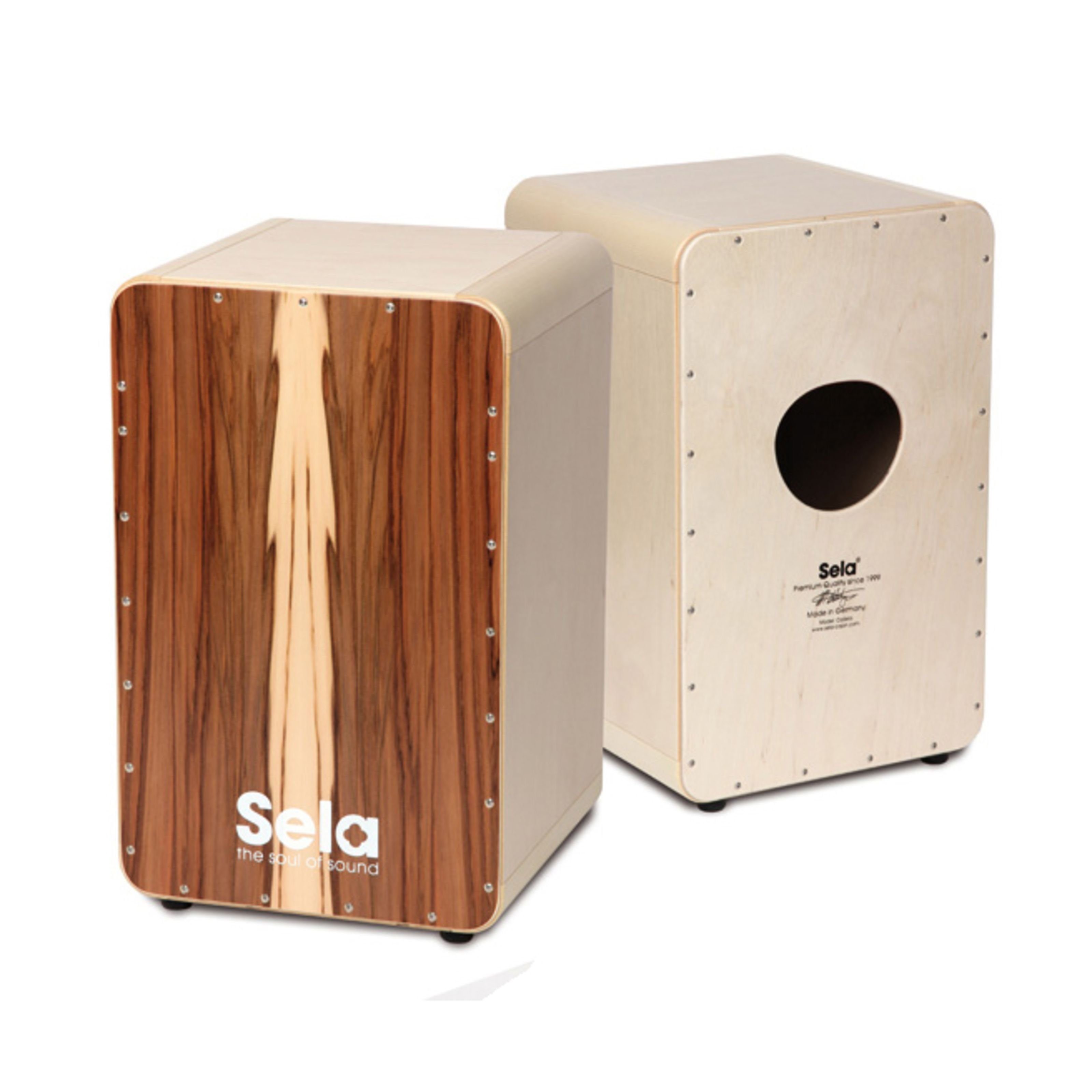 Sela Cajon,Ca Cajon Satin Nuss, Percussion, Cajons, Ca Cajon Satin Nuss - Cajon