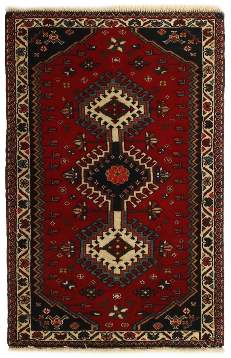 Orientteppich Yalameh 68x105 Handgeknüpfter Orientteppich / Perserteppich, Nain Trading, rechteckig, Höhe: 12 mm