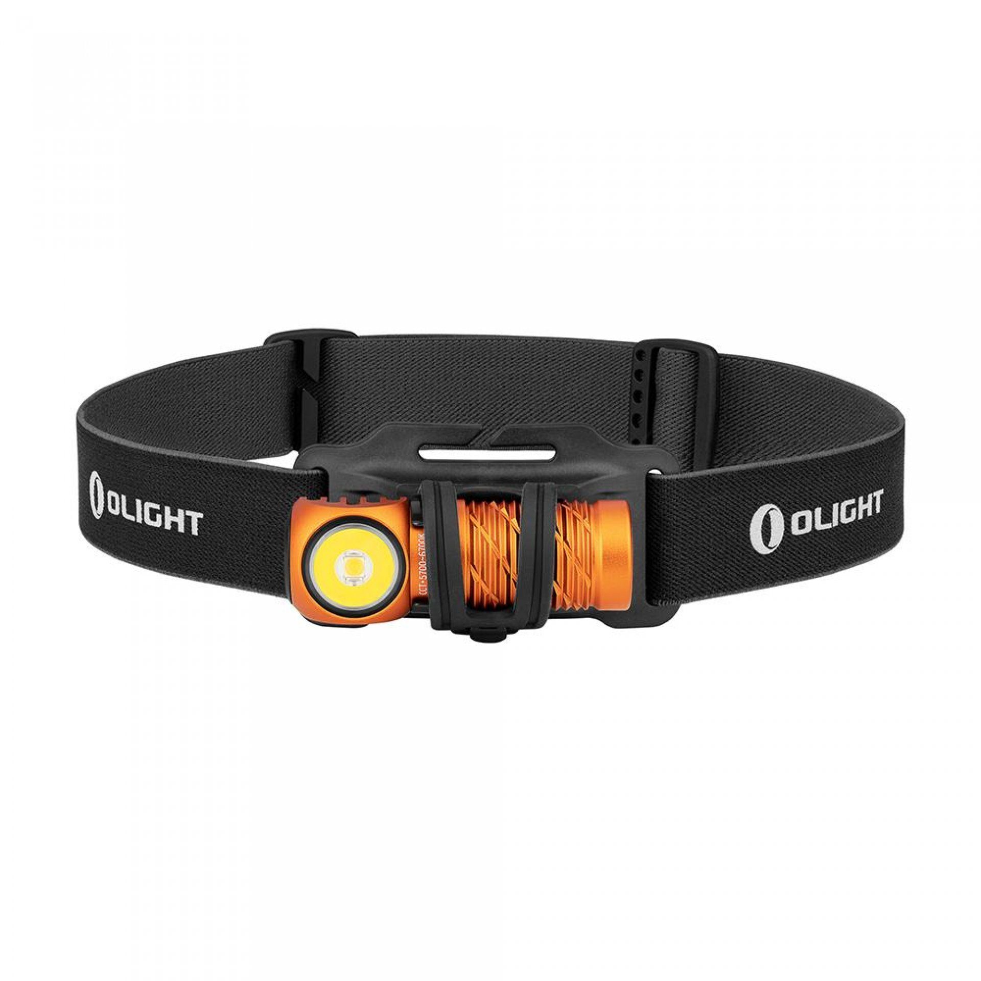 OLIGHT LED Taschenlampe Olight Perun 2 Mini Multifunktionslampe, für Nachtläufe, Campen und Wandern, IPX8 Orange
