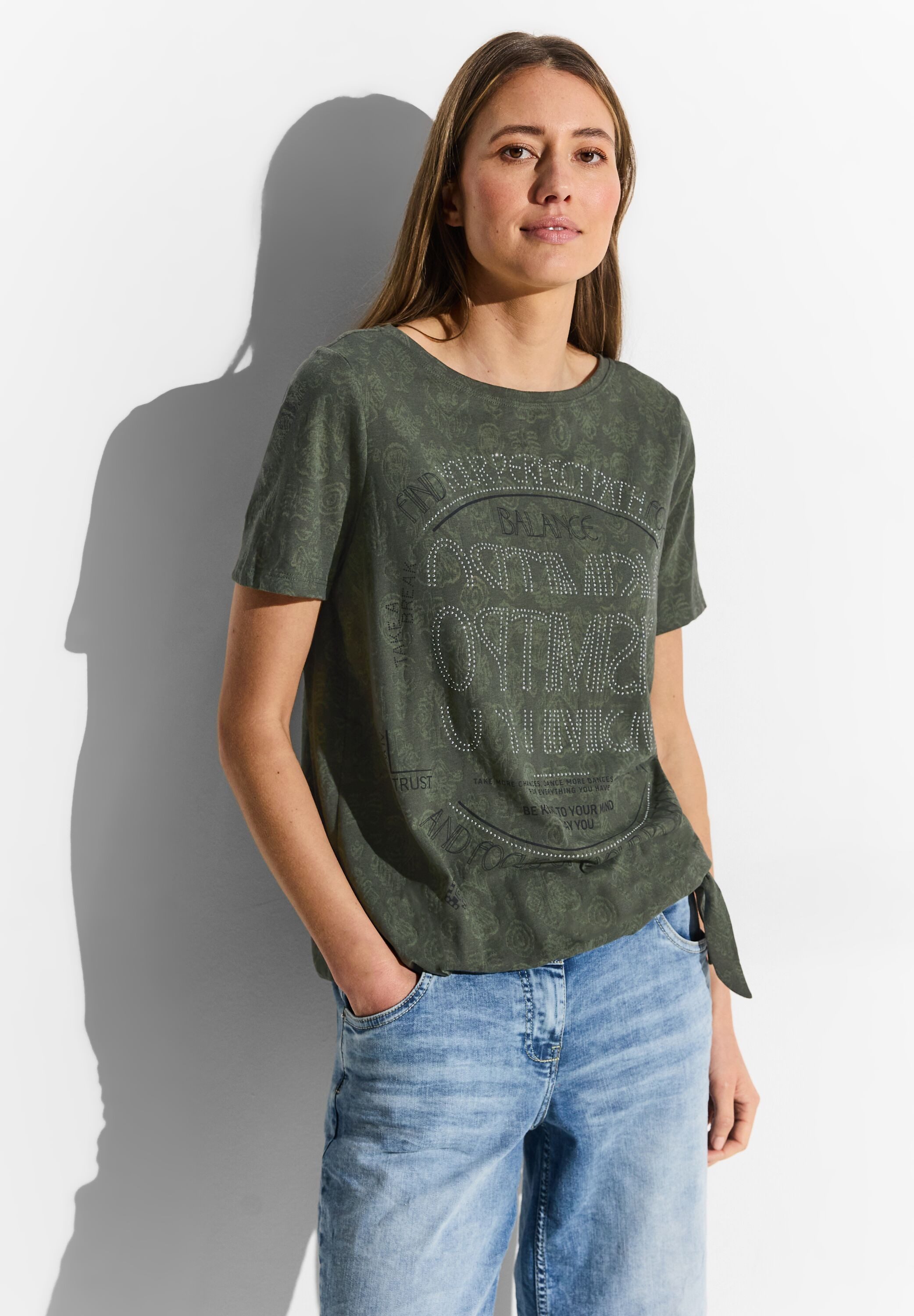 CECIL T-Shirt mit U-Boot-Ausschnitt