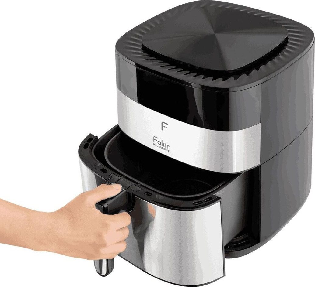 FAKIR Heißluftfritteuse CHEFRY UNO, 1750 W, Heißluftfrittieren ohne Öl, 8 Programme, Digitaldisplay, 5 Liter