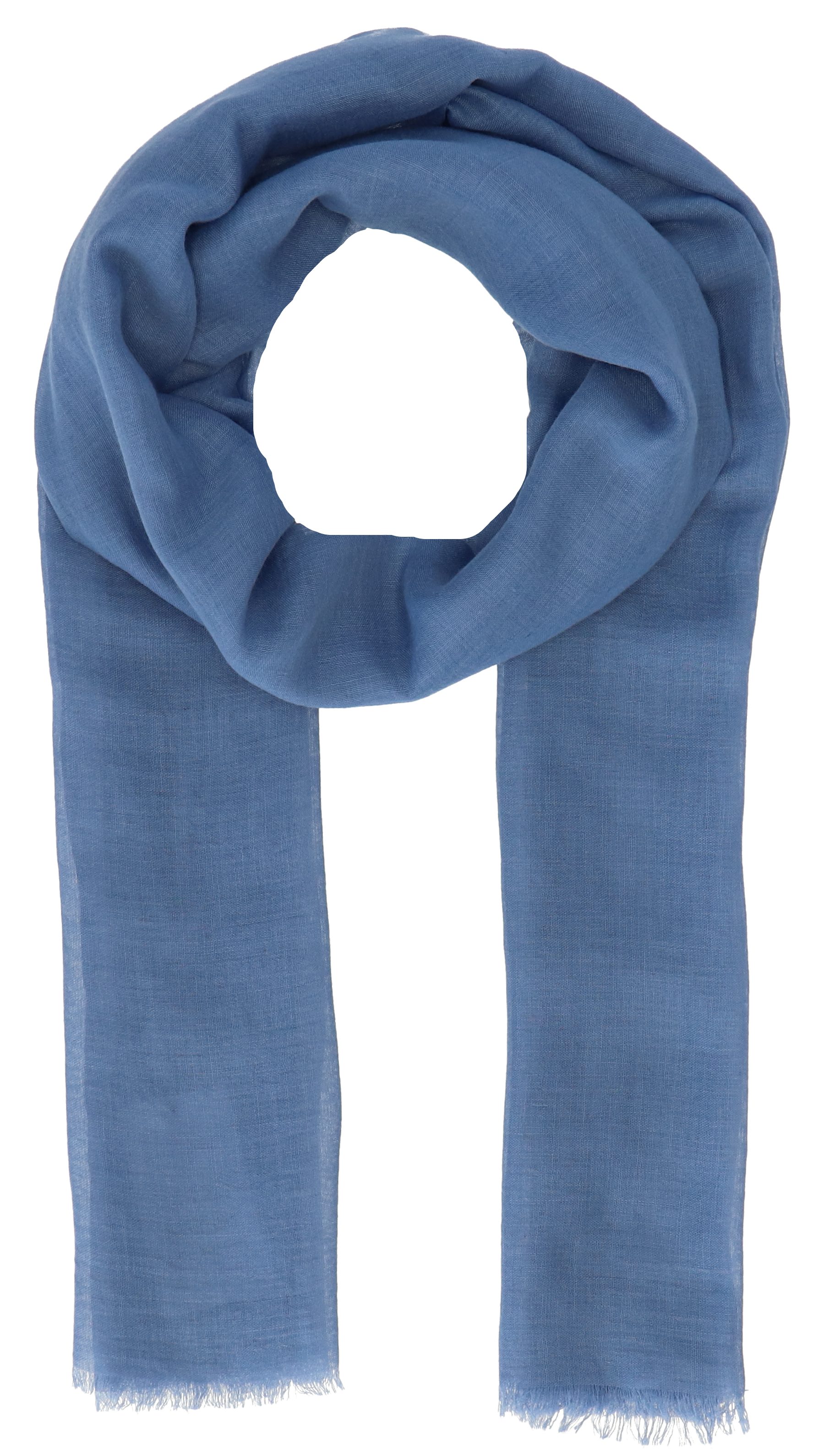 halsüberkopf Accessoires Modeschal Schal Unifarben, Sommerschal hauchfeiner in Unifarben blau