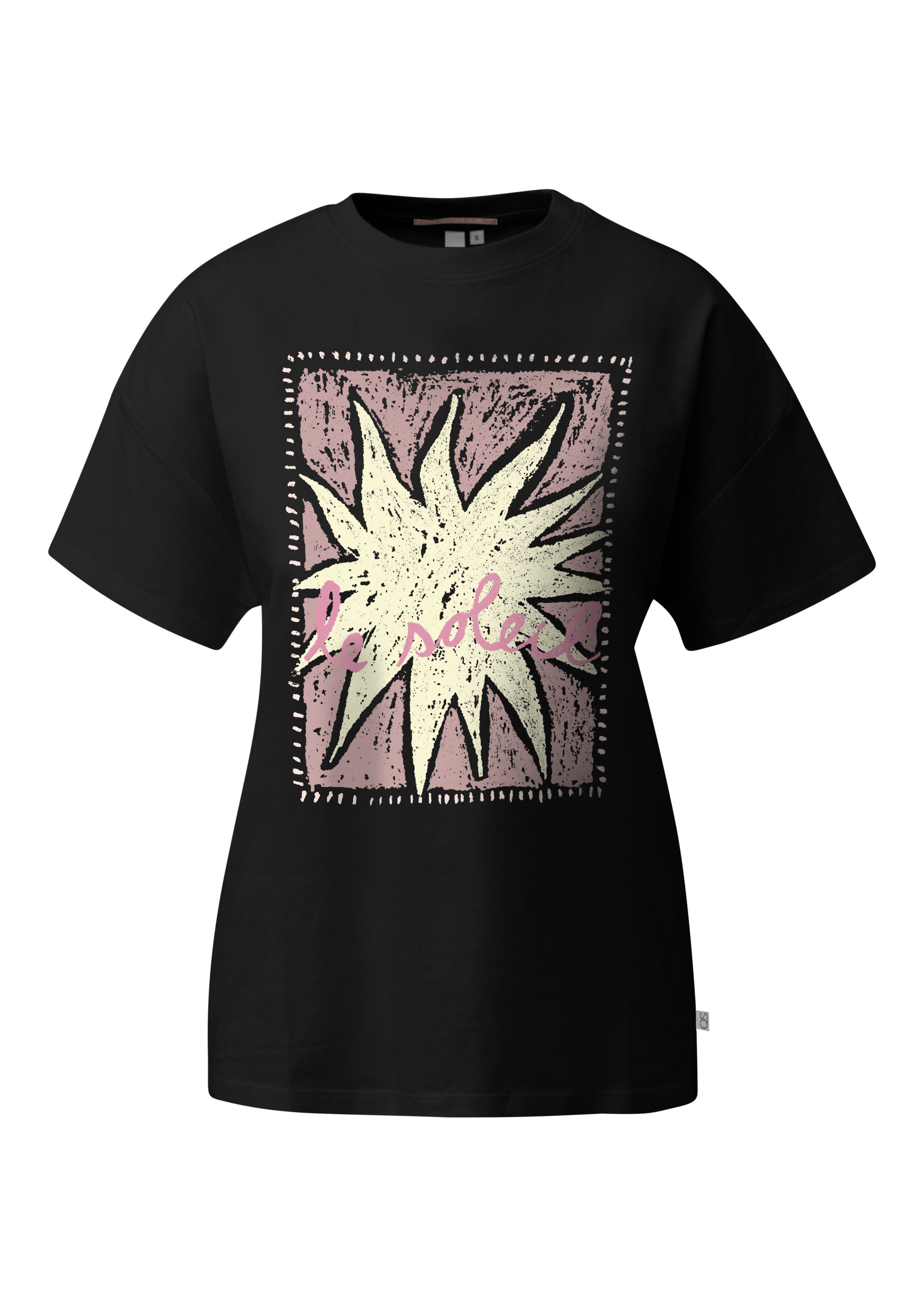 QS Kurzarmshirt Sommershirt mit Druck – Bild 3 von 3