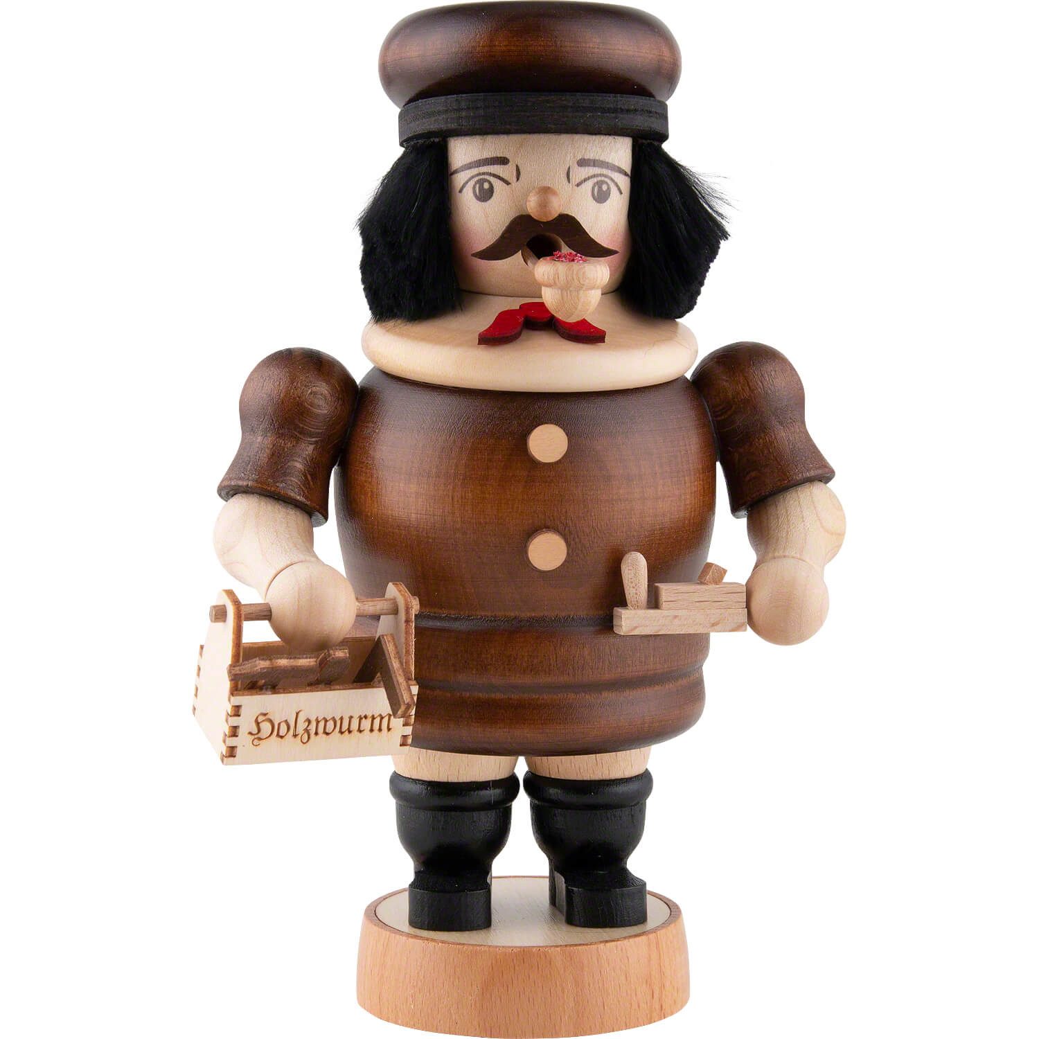 Räuchermännchen Tischler (19cm) Räuchermann von Kunstgewerbe Lenk & Sohn