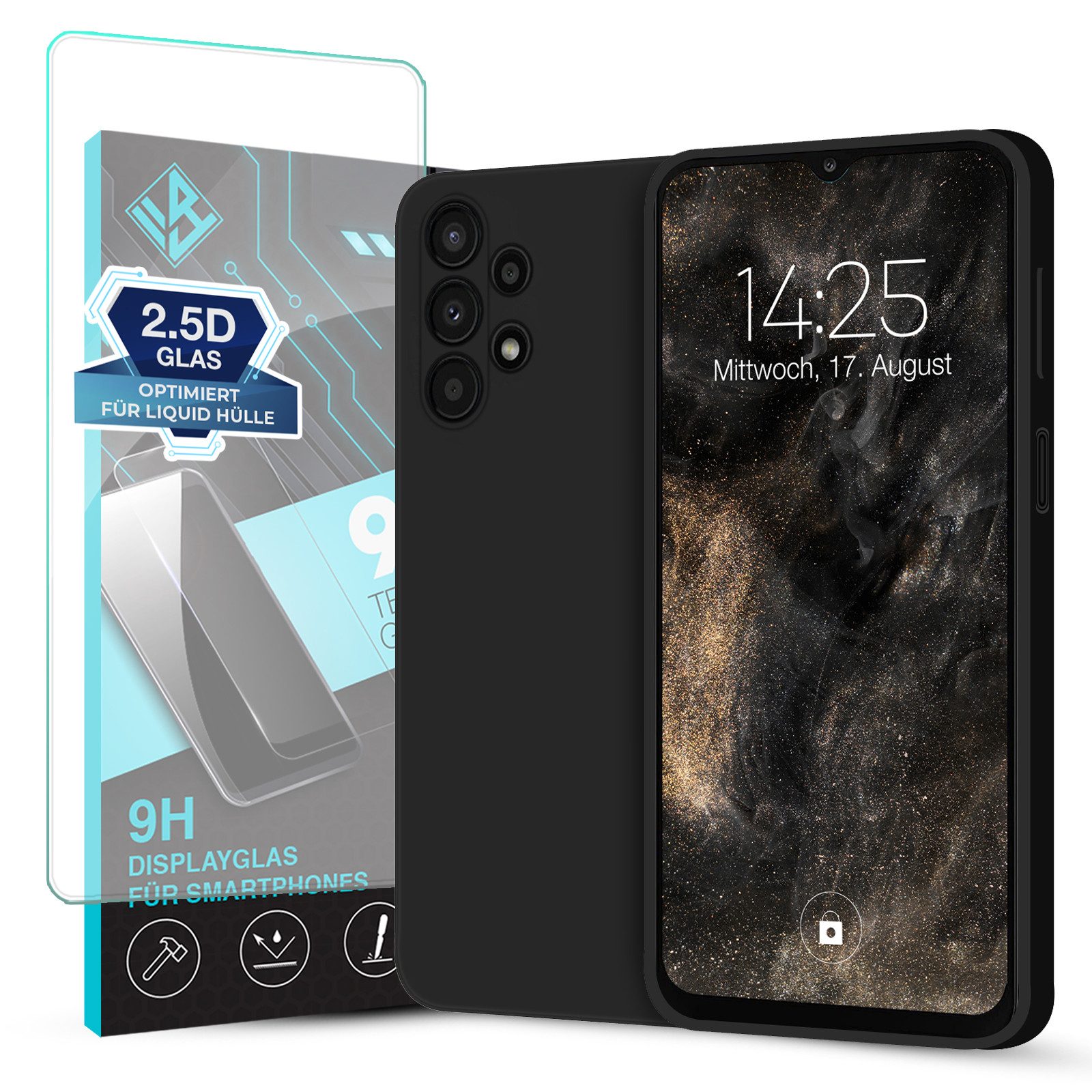 Tec-Expert Handyhülle SoftGrip Cover Hülle für Samsung Galaxy A13, Handy Case Bumper integrierter Kameraschutz flexibel