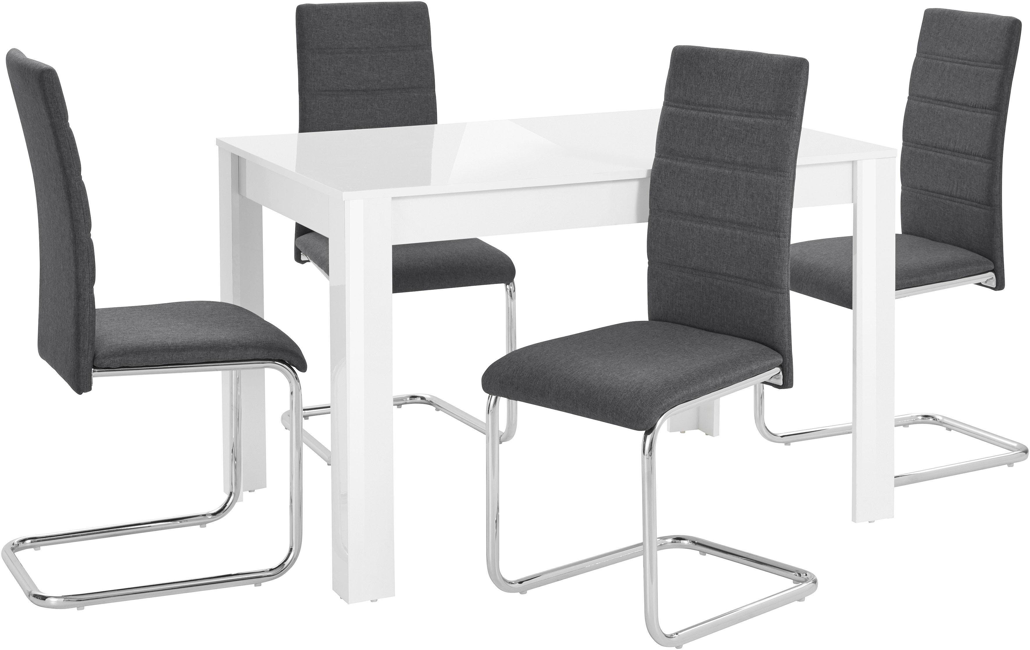 INOSIGN Essgruppe, (Set, 5-tlg), Hochglanz, 2 günstig online kaufen