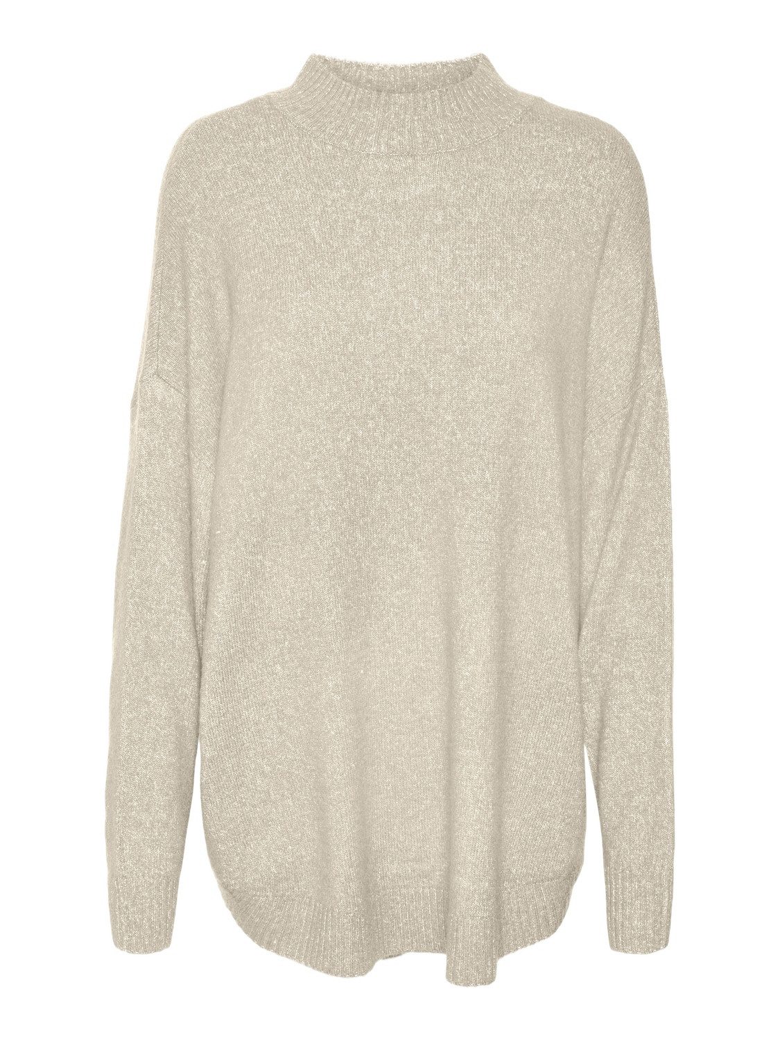 Vero Moda Strickpullover VMPLAZA LS HIGHNECK LONG PULLOVER GA BOO