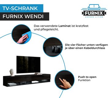 Furnix TV-Schrank Wendi B200 x H34 x T32 cm Fernsehschrank ohne LED Auswahl modernes Design, viel Stauraum