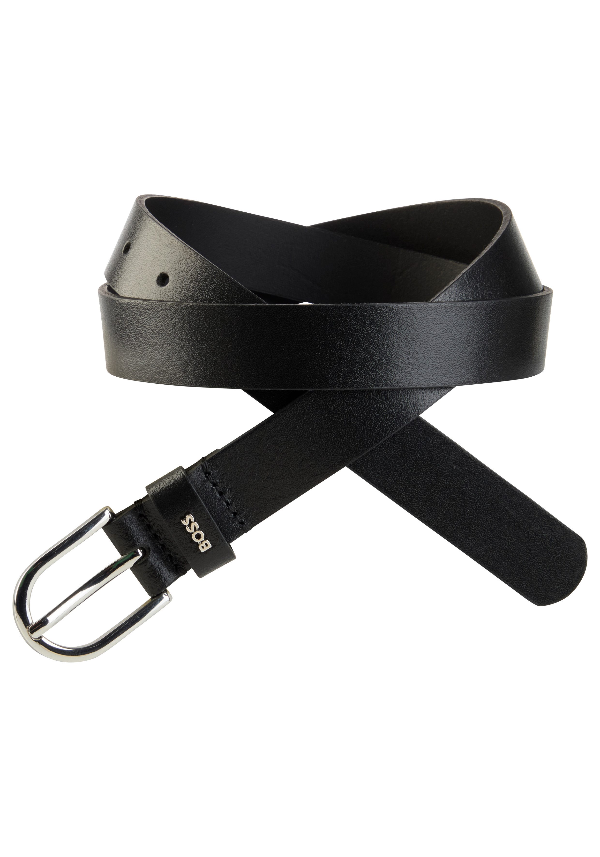 BOSS Ledergürtel Scarlet-A mit Logo-Schlaufe