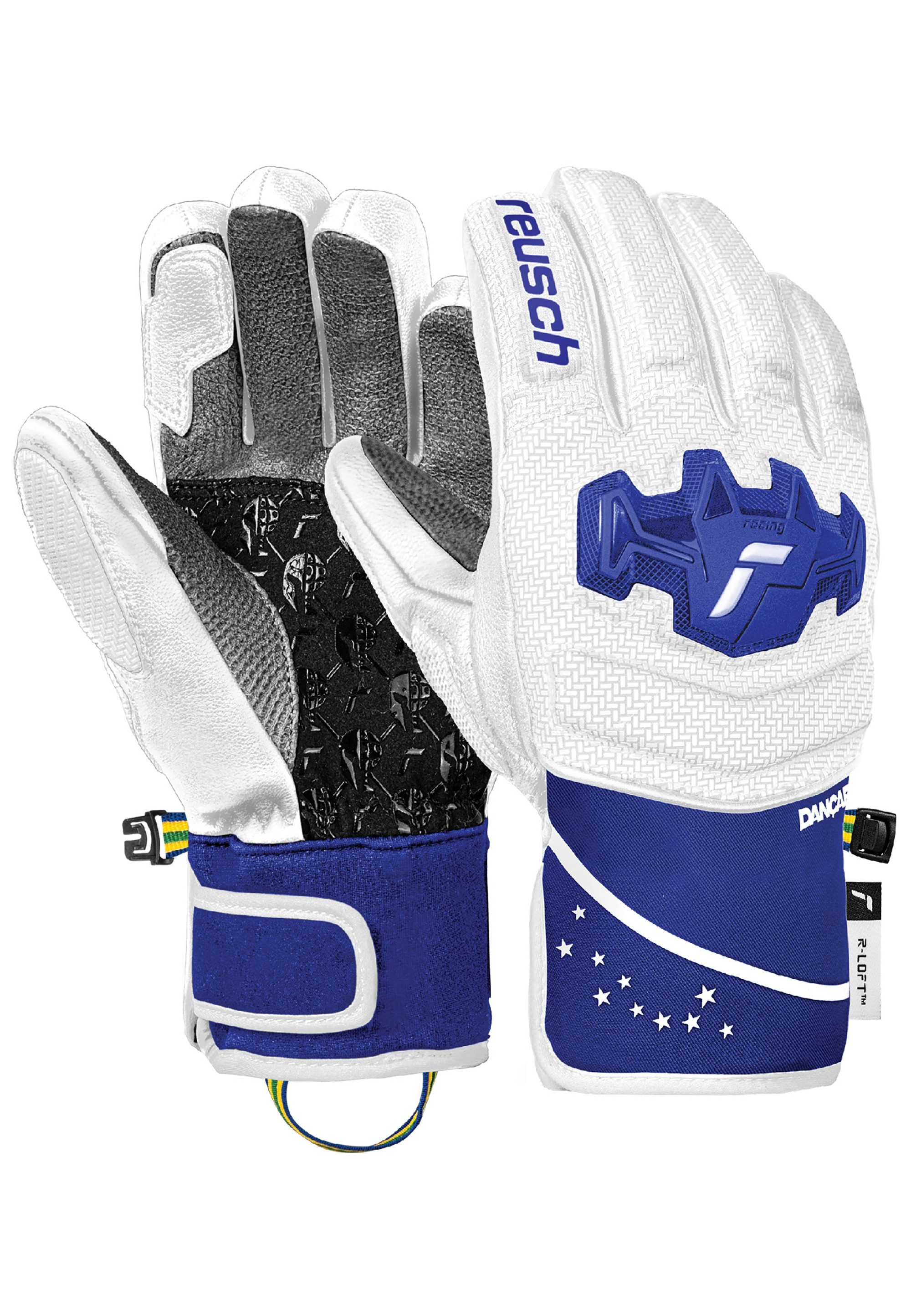 Reusch Skihandschuhe Worldcup Warrior Junior mit winddichter, atmungsaktiver Funktion