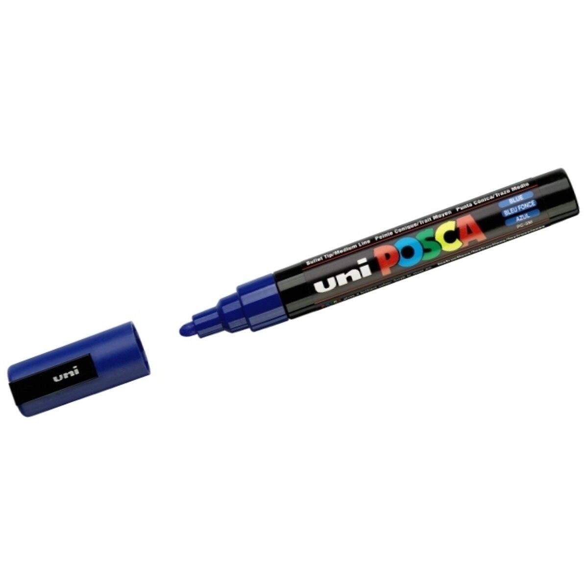 Faber-Castell Permanentmarker Marker Uni Posca Strich: 1,8-2,5 mm blau