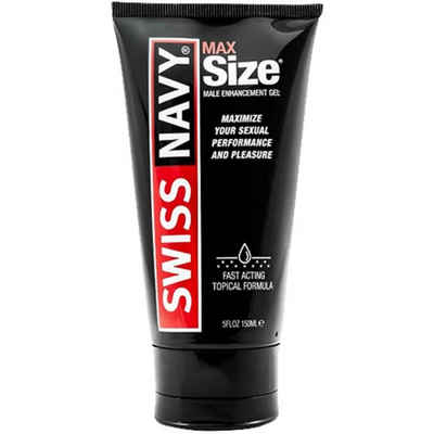 SWISS NAVY Stimulationsgel Max Size Cream, Tube mit 150ml, Gleitcreme für eine größere Erektion