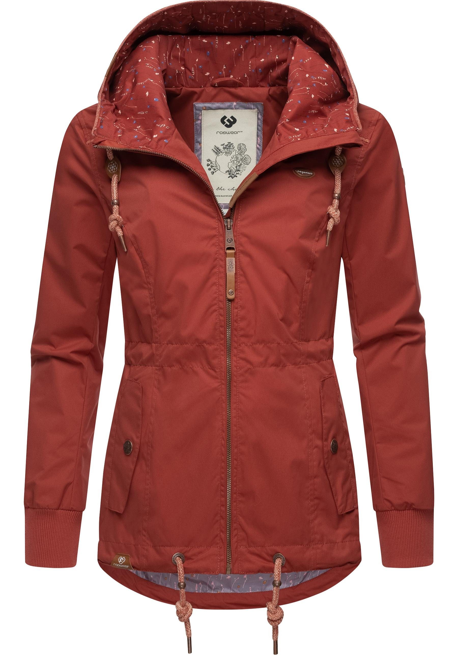Ragwear Outdoorjacke Danka Wasserdichte Übergangsjacke mit großer Kapuze günstig online kaufen