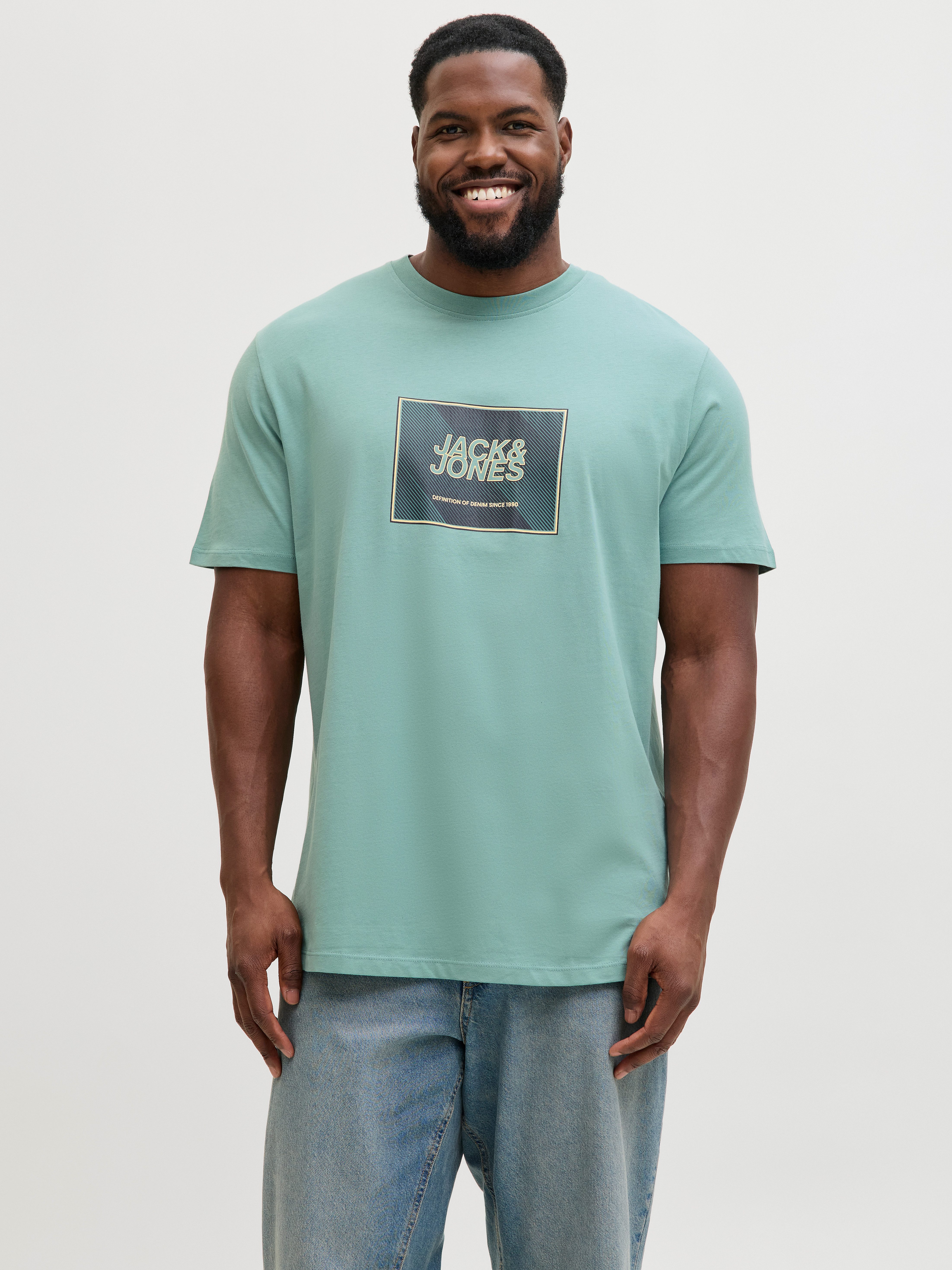 Jack & Jones PlusSize Rundhalsshirt JJRAIN TEE SS CREW NECK PLS günstig online kaufen