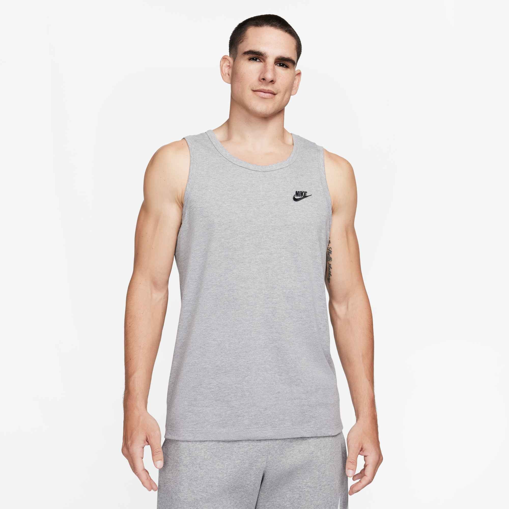 Nike Sportswear Tanktop Men's Tank ärmelloses Design, mit Rundhalsausschnitt, aus Baumwoll-Jersey