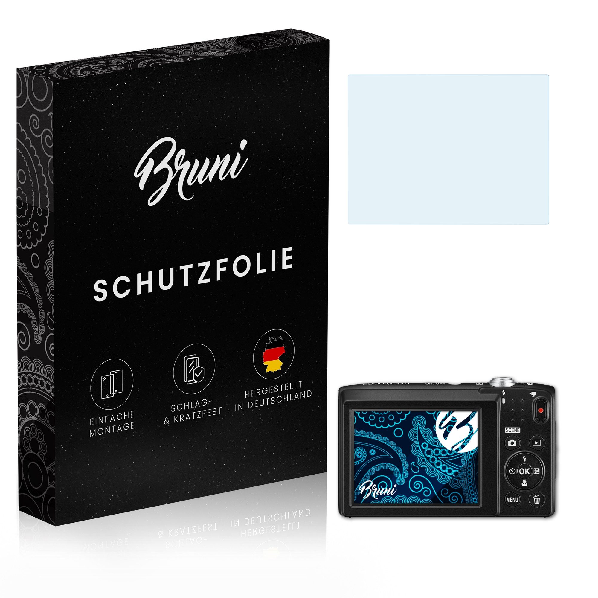 Schutzfolie Glasklare Displayschutzfolie für Coolpix A100