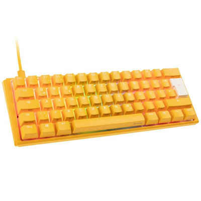 Ducky One 3 Yellow Gaming-Tastatur (RGB LED, MX-Brown, Gelb, DE-Layout QWERTZ)
