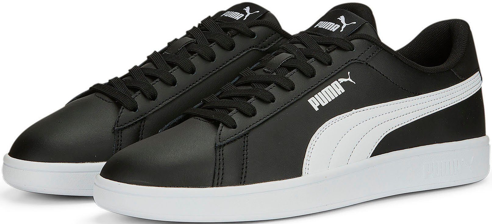PUMA Puma Smash 3.0 L Sneaker schwarz-weiß