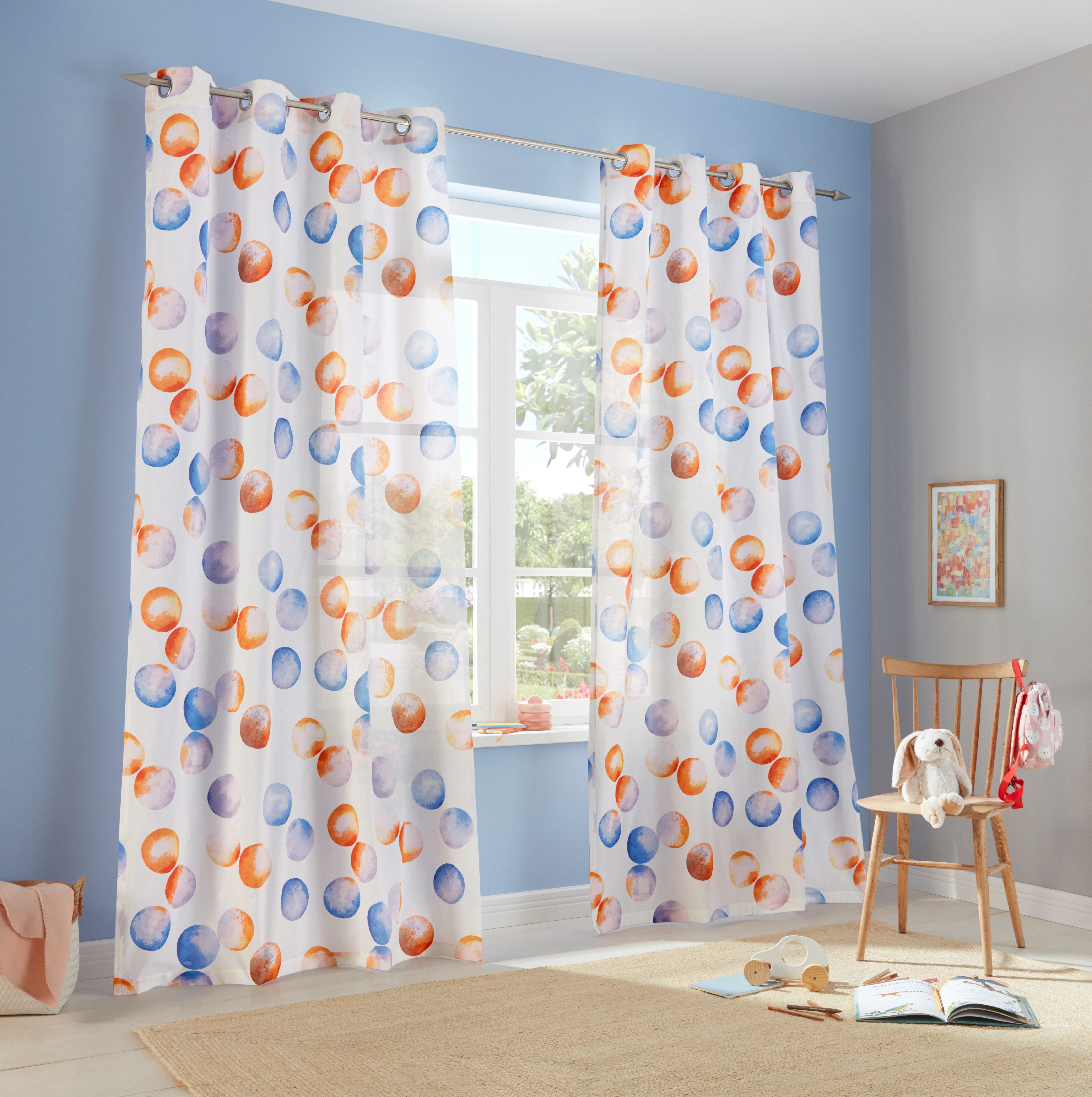 Lüttenhütt Gardine Kreise, Ösen (1 St), günstig online kaufen