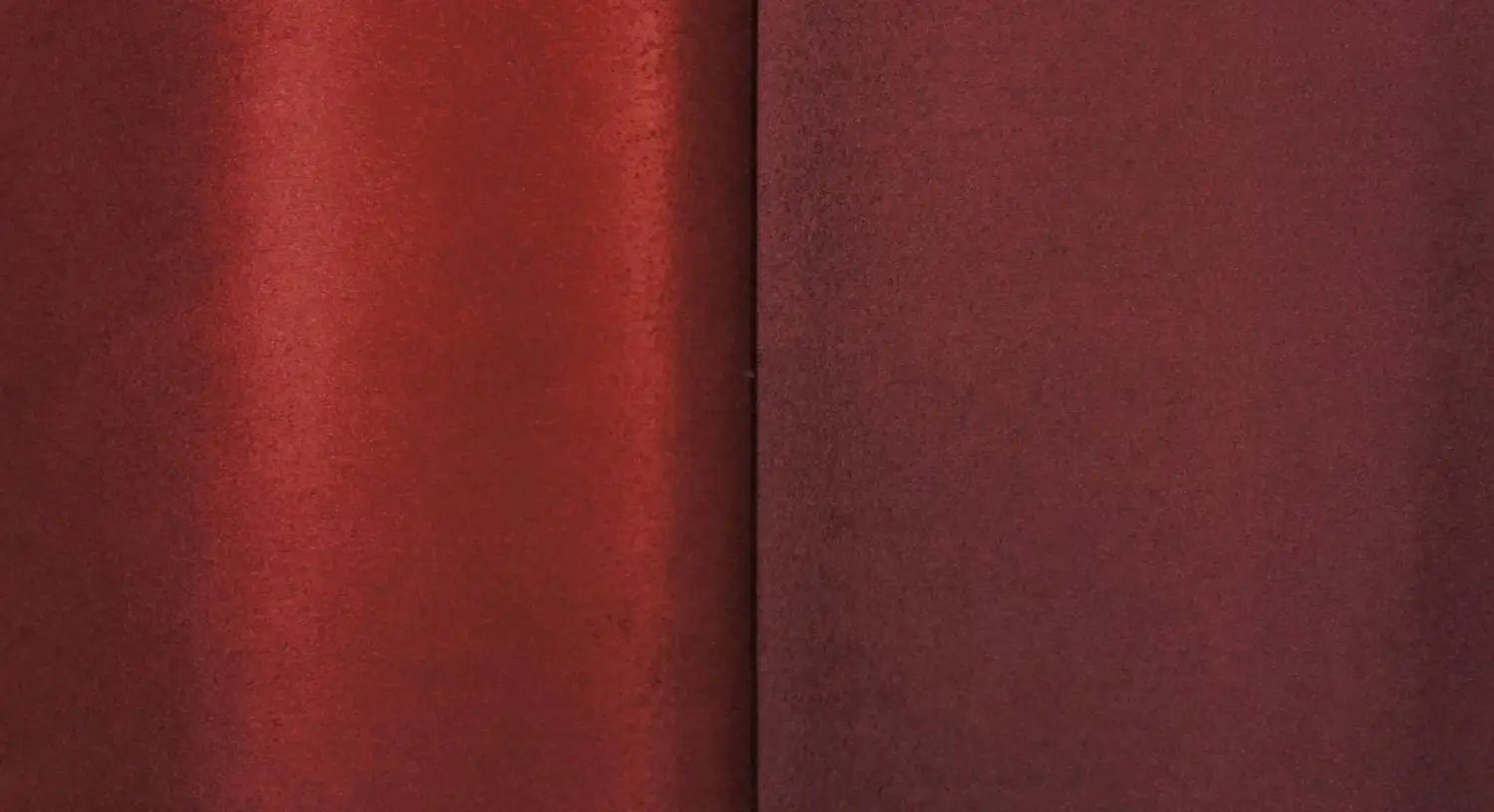 Stofferia Stoff Kunstleder Wildleder Reversibel Alaska Rot, Meterware