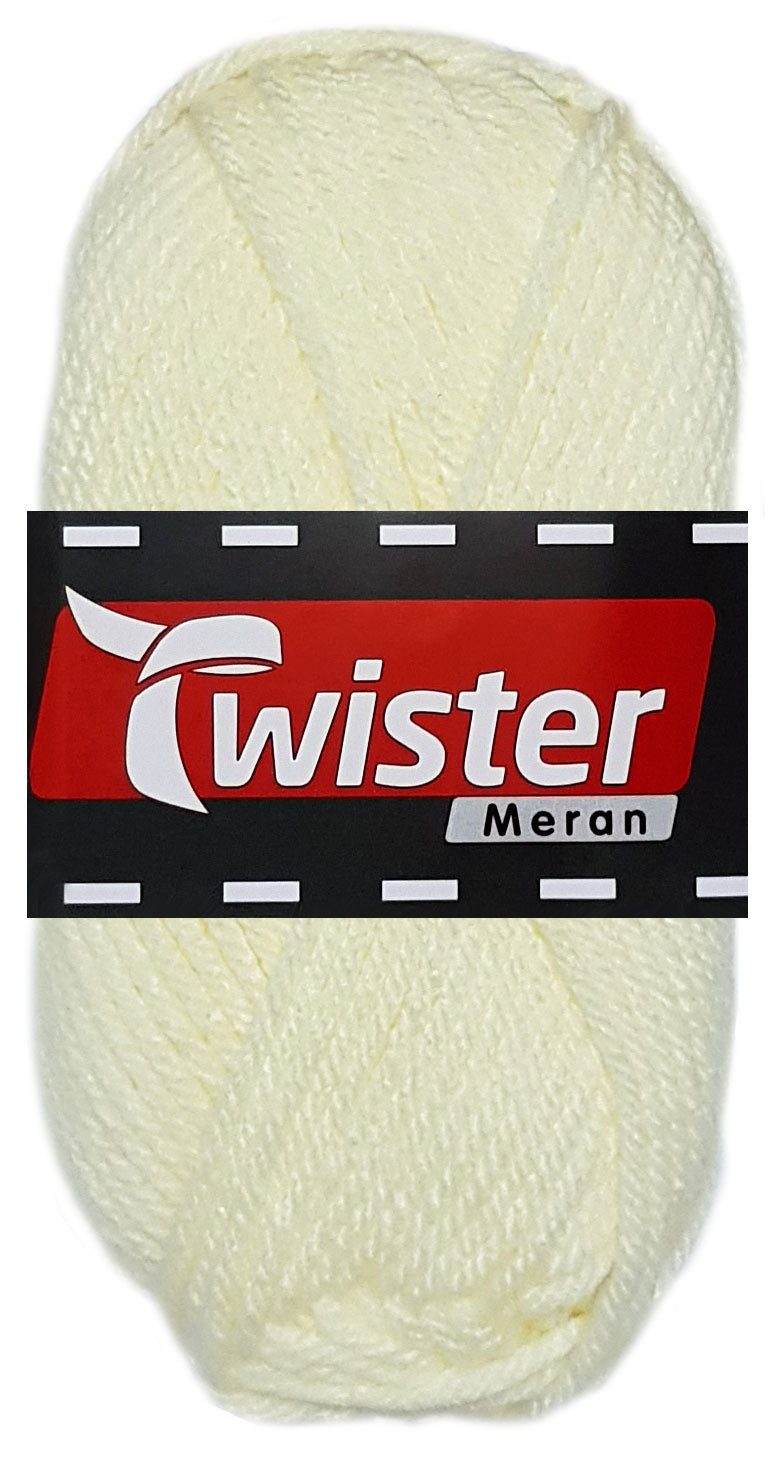 Kurtenbach 100 Gramm Twister Meran aus 100 % Polyacryl 20 Natur Bastelgarn