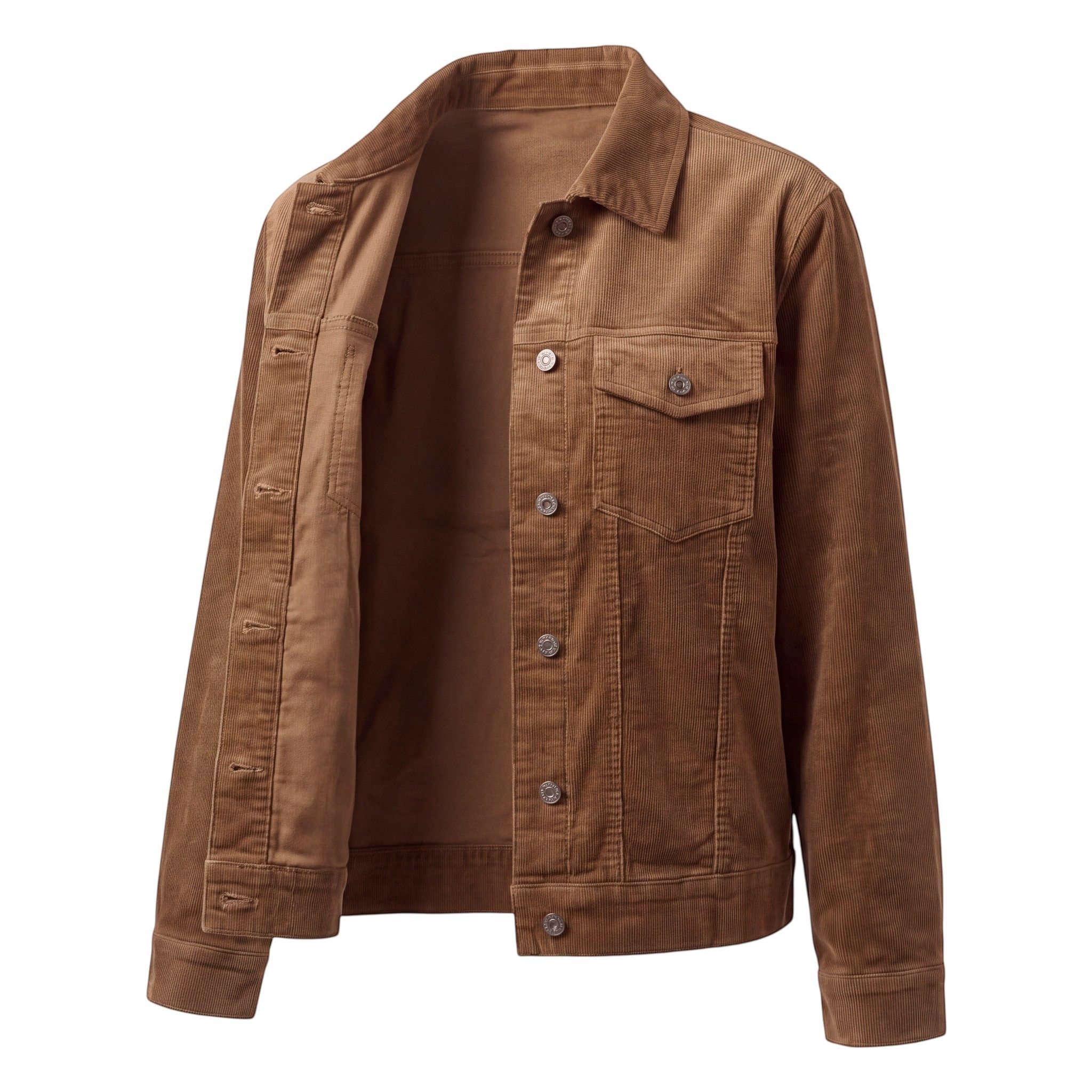 OriginalYou Cordjacke Damen Feincordjacke Baumwolle Freizeitjacke aus Cord auch in großen Größen erhältlich, mit Stretch