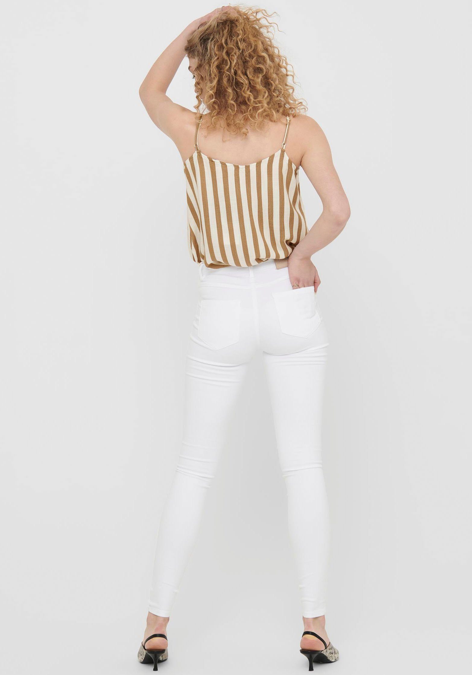 NOOS SK JEANS DNM WHITE Skinny-fit-Jeans ONLROYAL ONLY HW