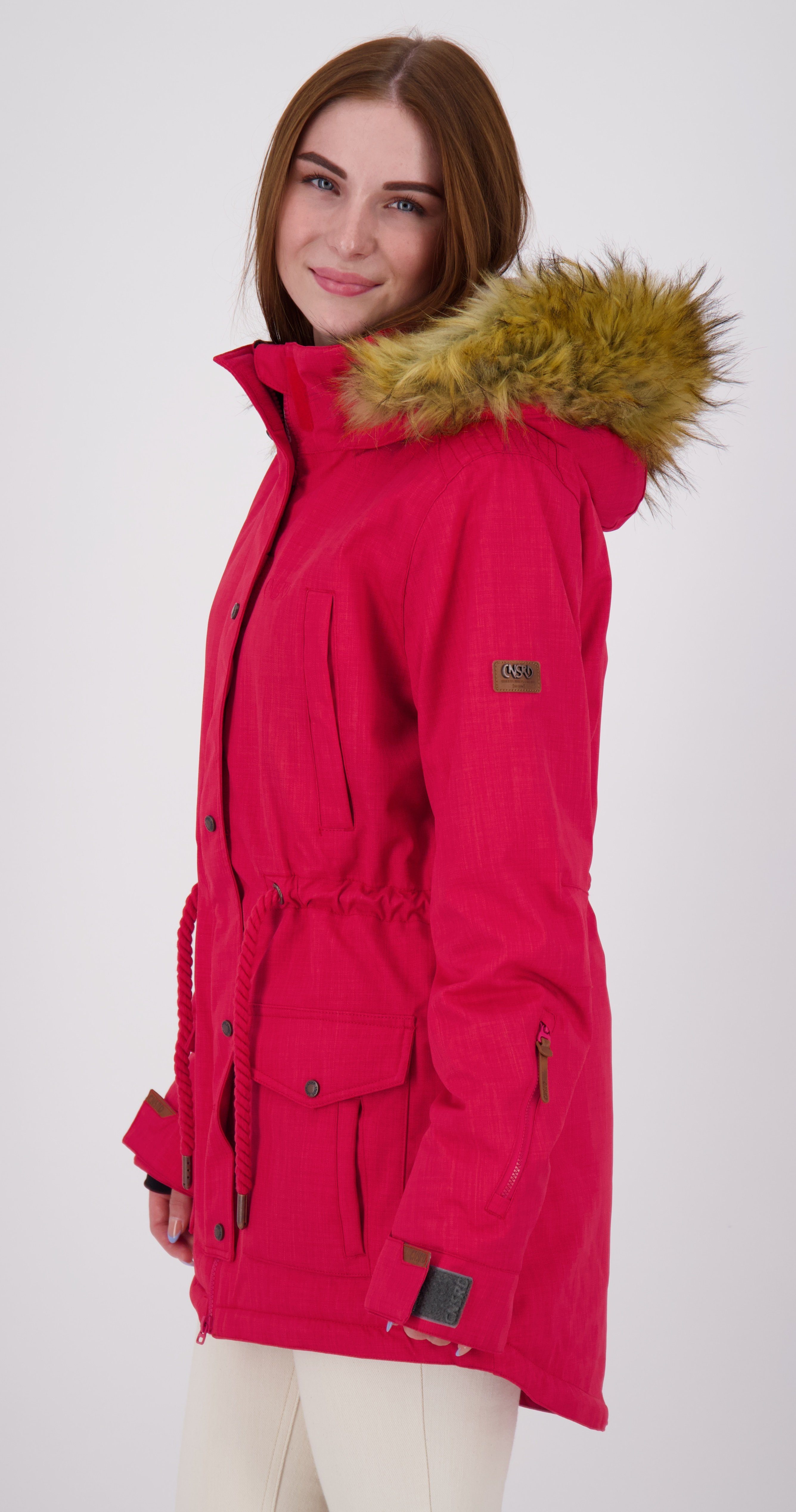 CNSRD Funktionsparka FLORA II COAT CS mit hochschließendem Kragen und Kapuze
