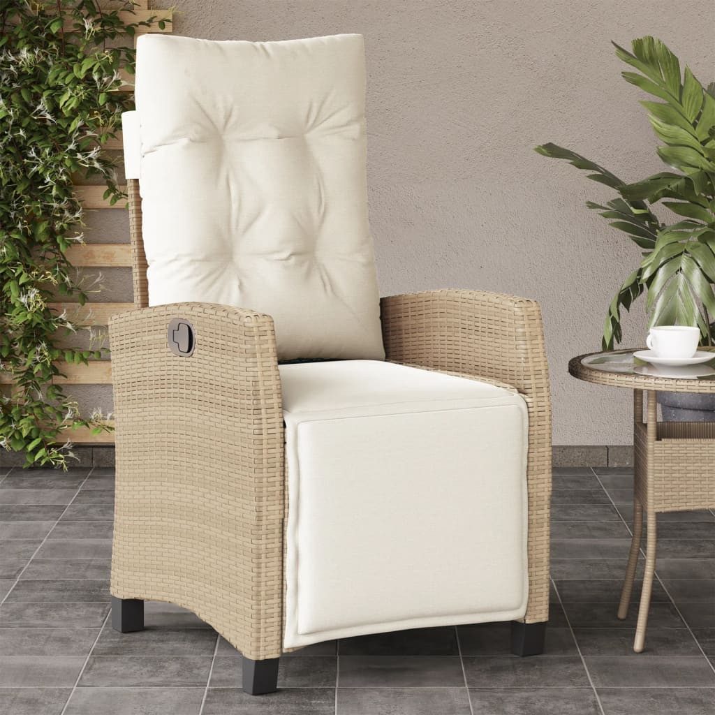vidaXL Gartensessel, Outdoor Sessel mit Fußteil günstig online kaufen