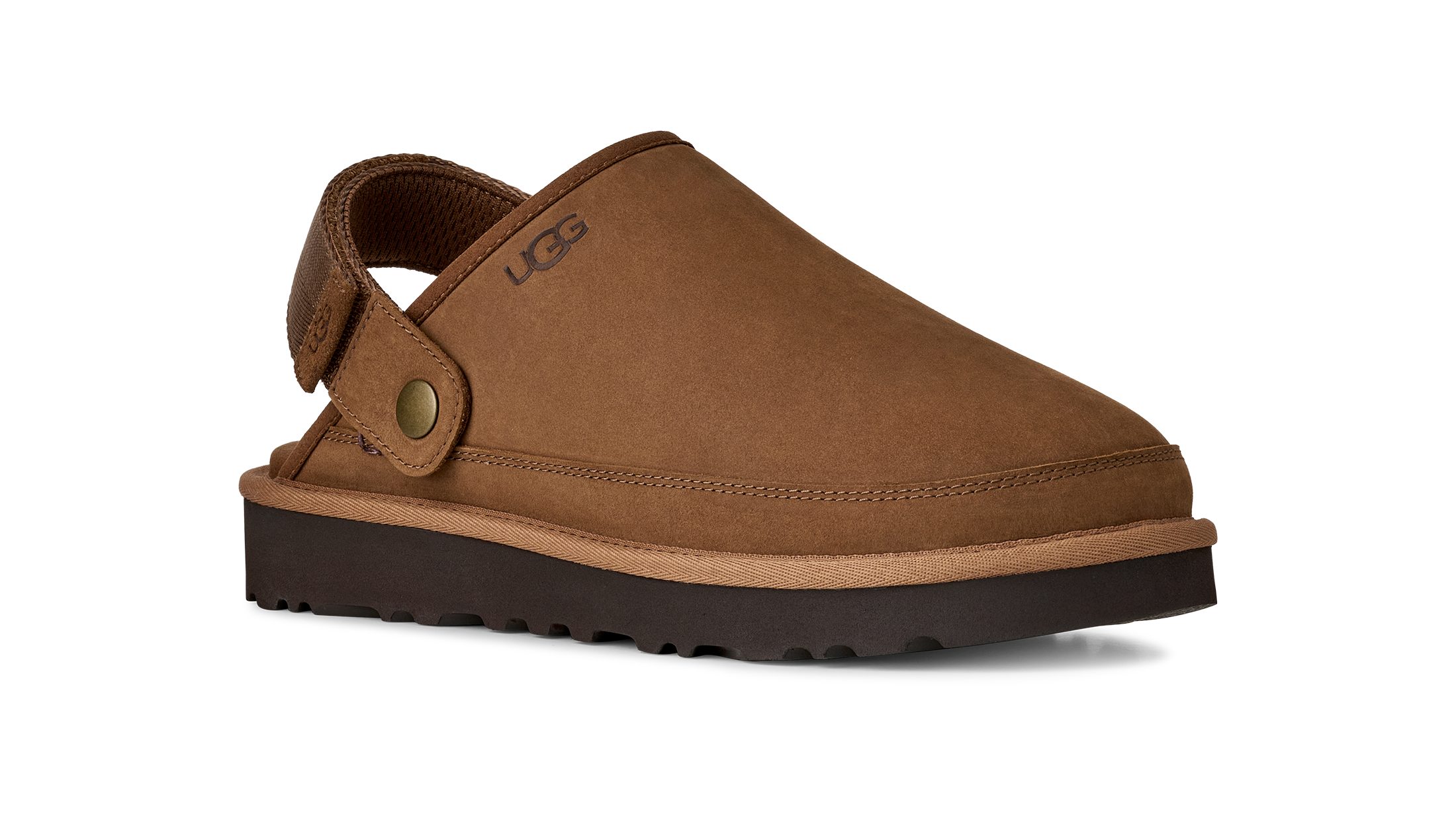 UGG GOLDENCOAST CLOG II NUBUCK Clog Mule, Sabot, Hausschuh, Fußbett mit Memory-Schaum