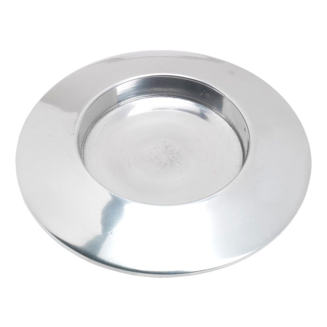 Silber Kerzenteller Aluminium NKlaus Innendurchmesser Kerzenhalter 5cm