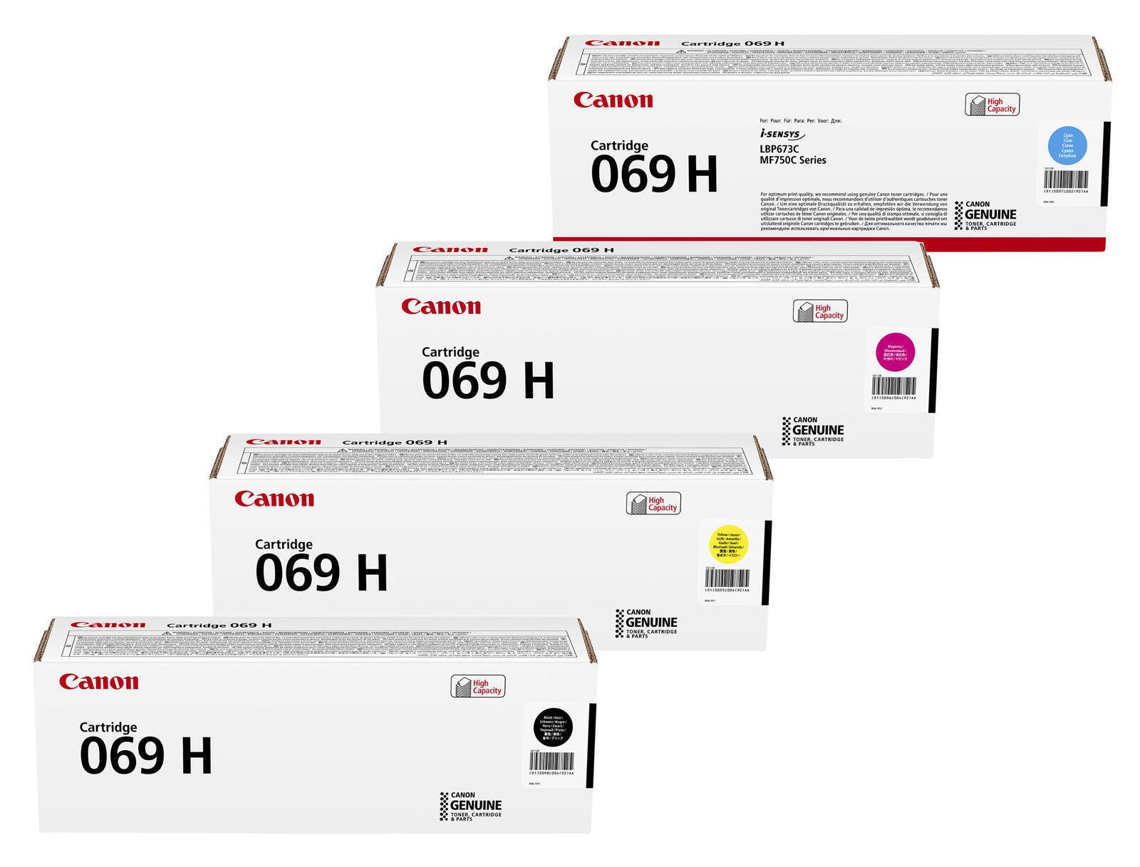 Canon Tonerkartusche Canon Toner 069H 4er Multipack