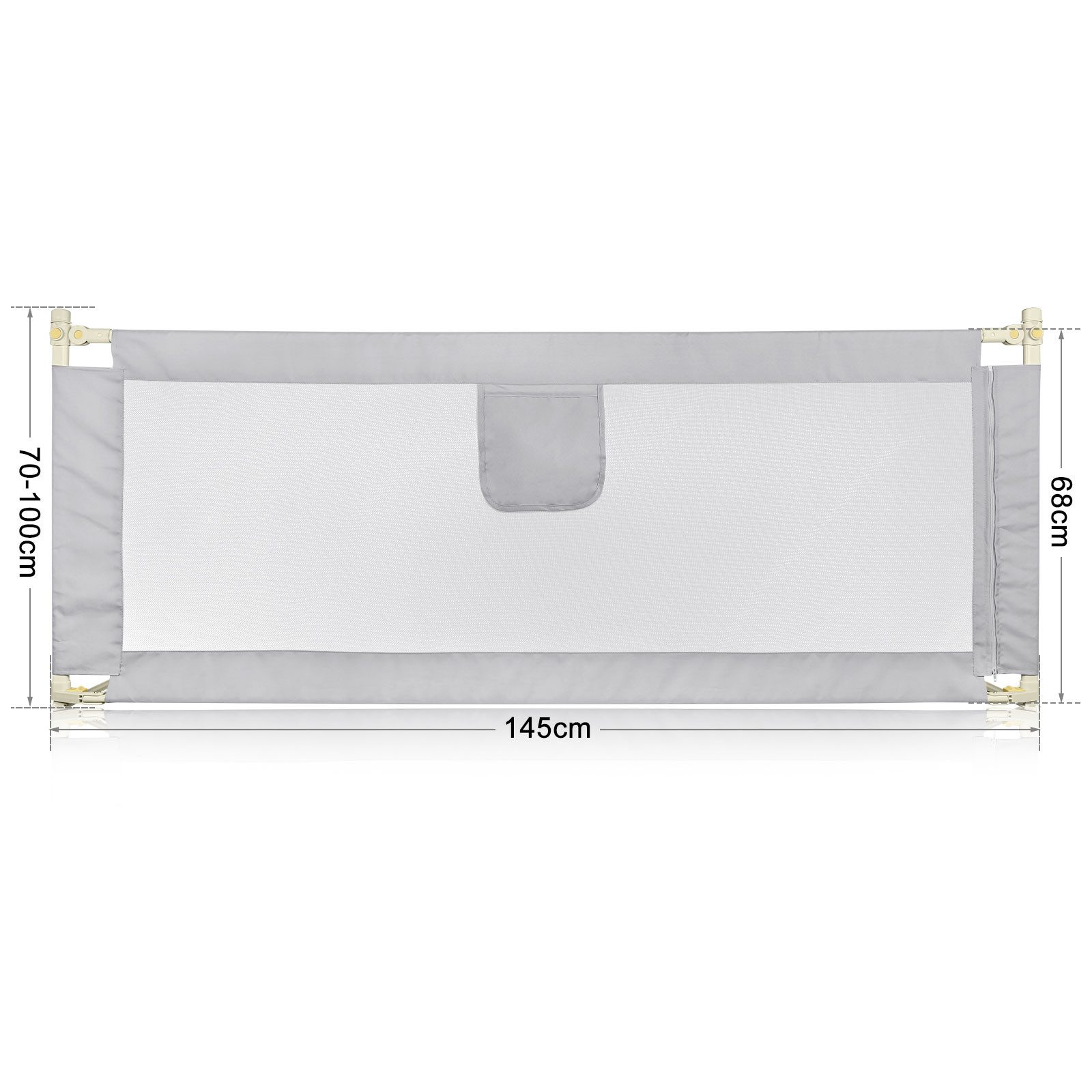 JEOBEST Bettschutzgitter Bettgitter für Kinder Baby Kinderbettgitter Rausfa günstig online kaufen