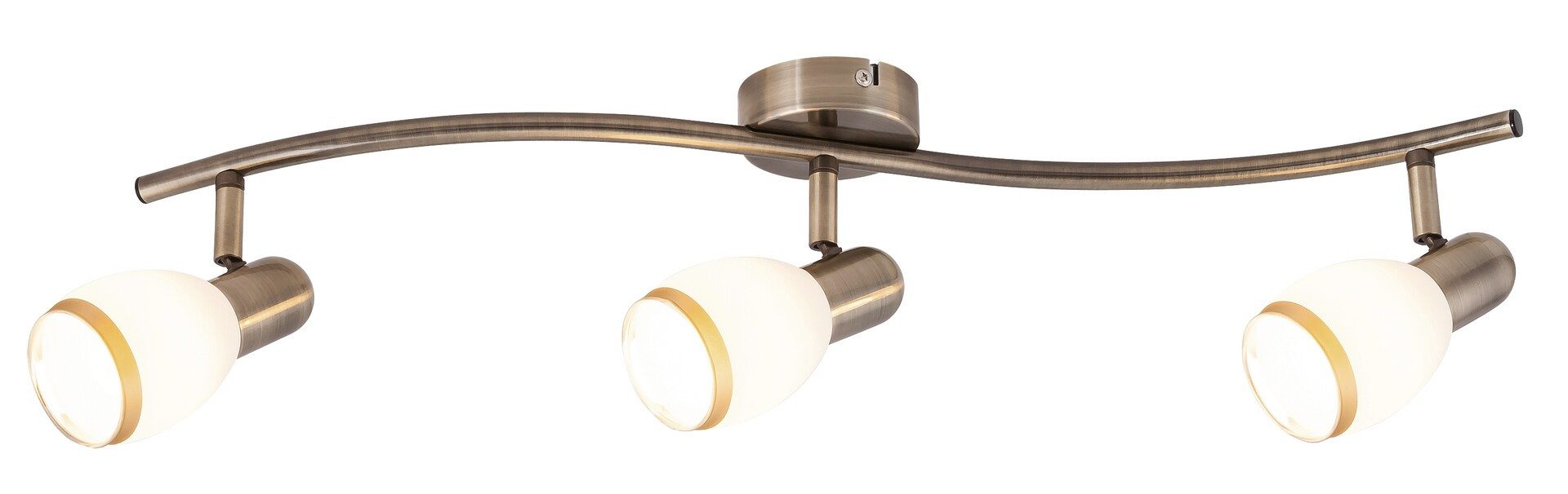 Rabalux LED Deckenspots "Elite" 3-flammig, Metall, weiß, E14, B600mm