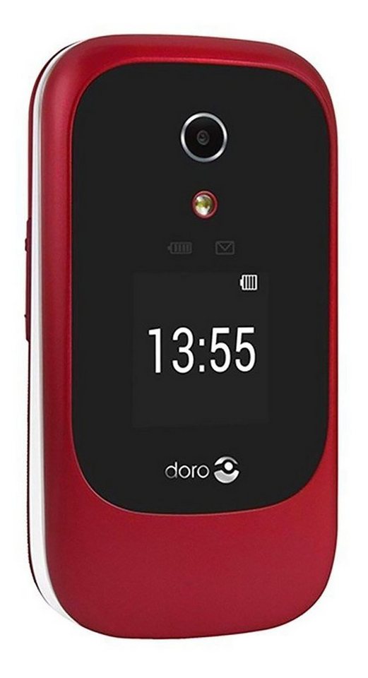 Doro 7070 Klapphandy (7,11 cm/2.8 Zoll, 3 MP Kamera, Notruftaste für  zusätzliche Sicherheit), 2,8 Zoll Farbdisplay