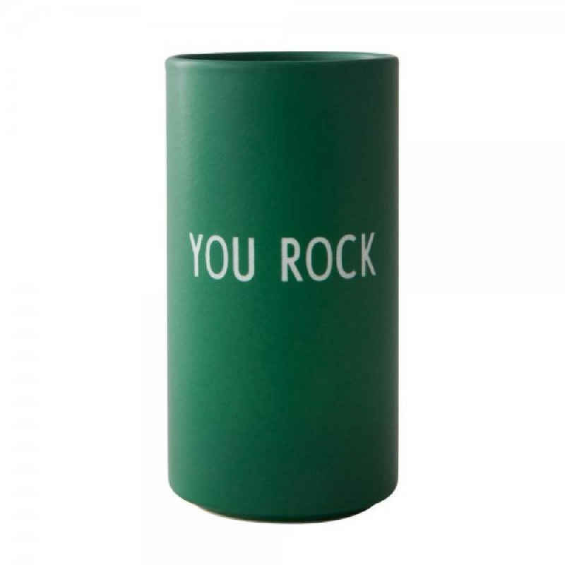 Design Letters Dekovase »Favourite Vase You Rock Grün (11cm)«