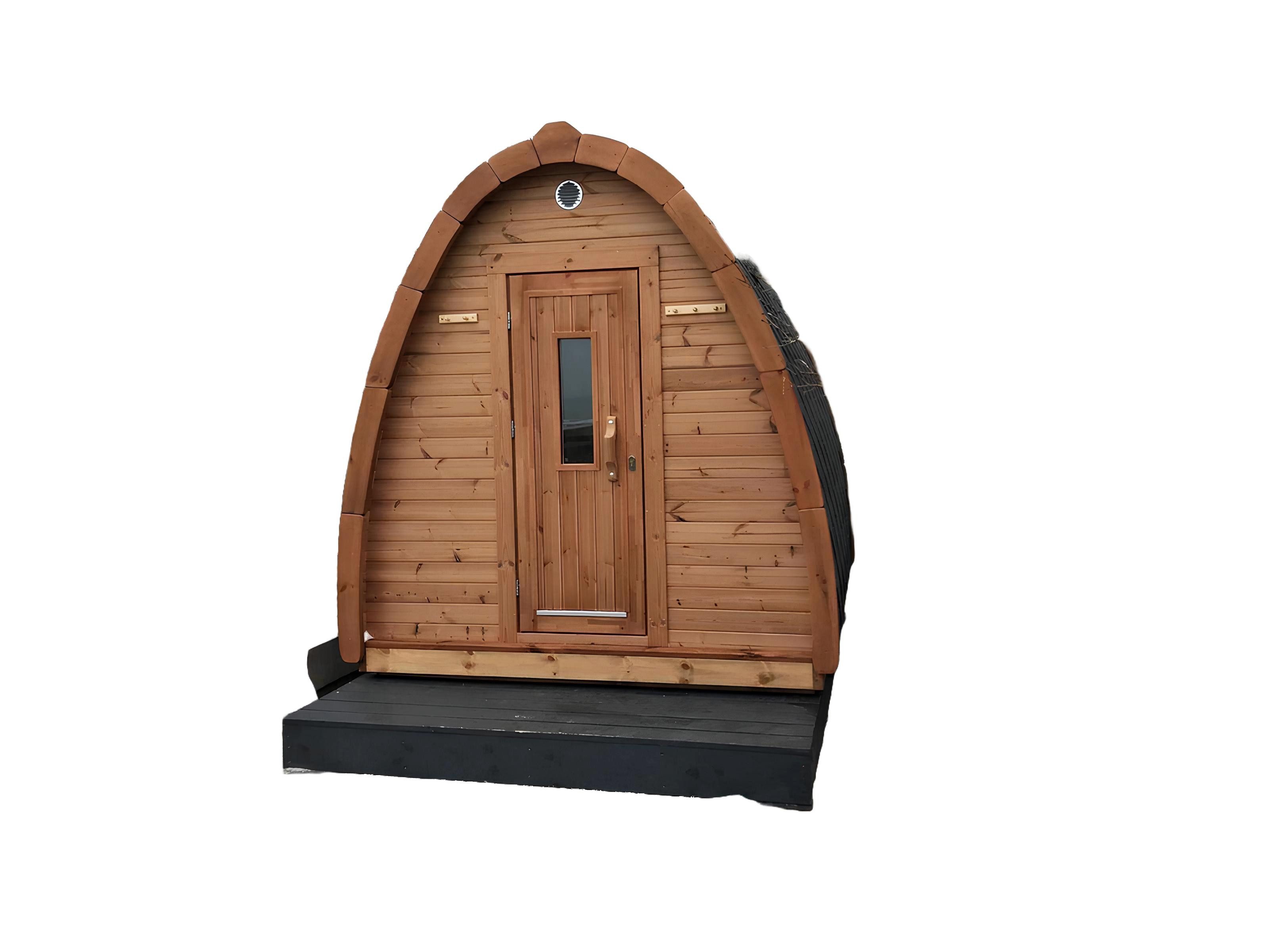 Xlmoebel Saunahaus Garten Sauna aus Holz im Freien Trockensauna 300x240x260, (Holzsauna) Hergestellt in Europa